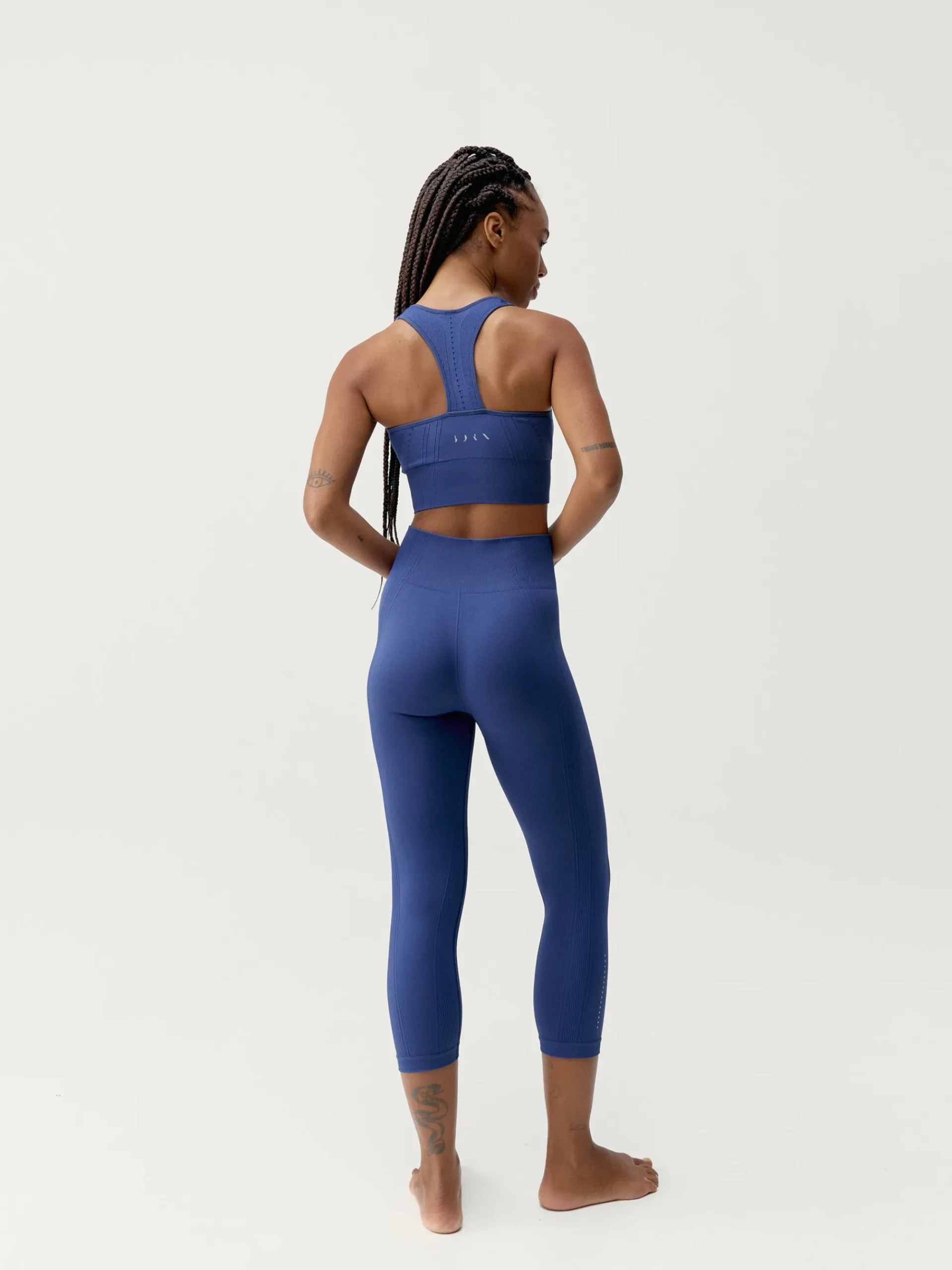Born Living Yoga Cropped Zina Next Blue>Mujer Sujetadores Deportivos