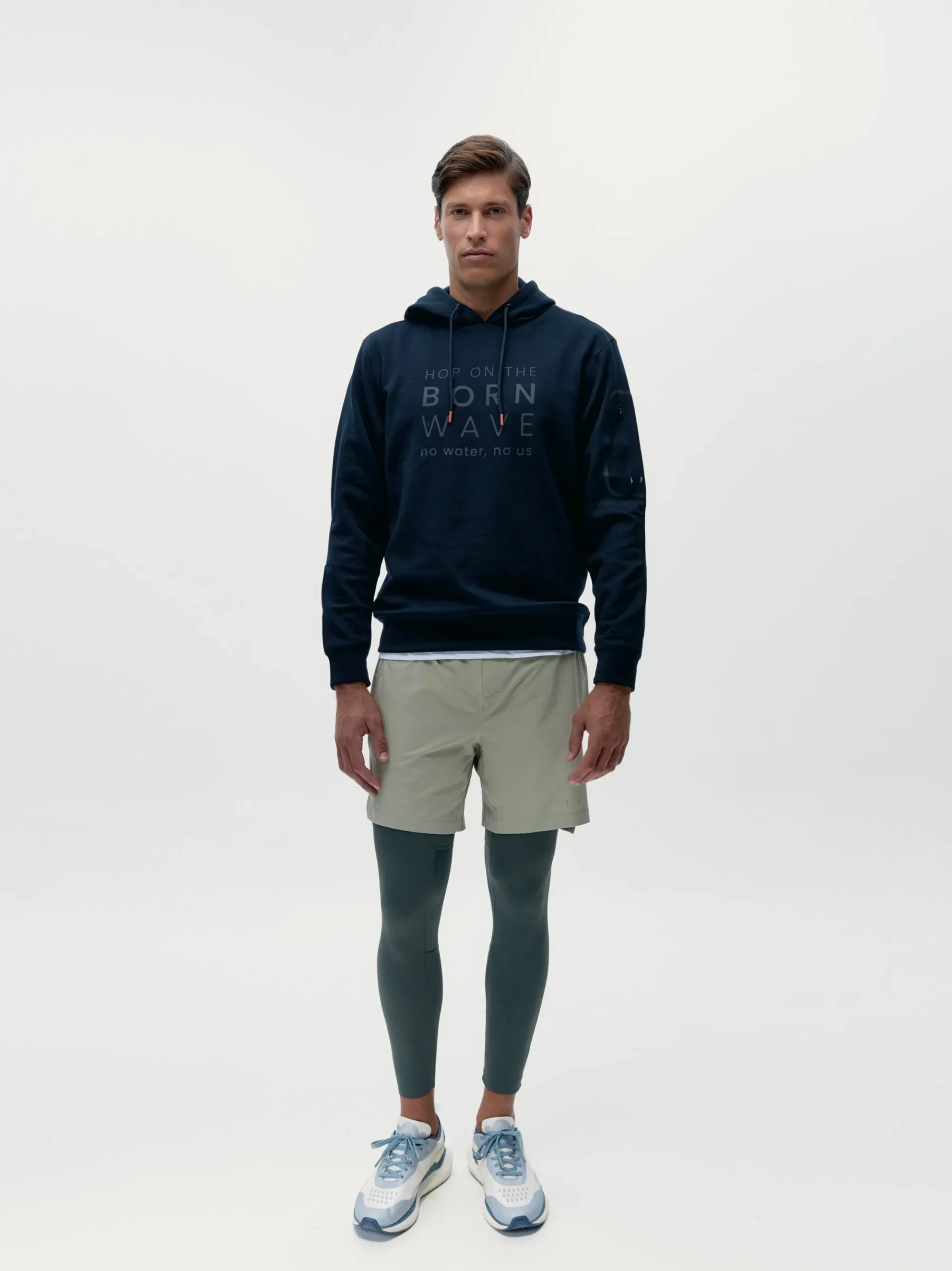 Born Living Yoga Hoodie Waikato Black>Hombre Sudaderas