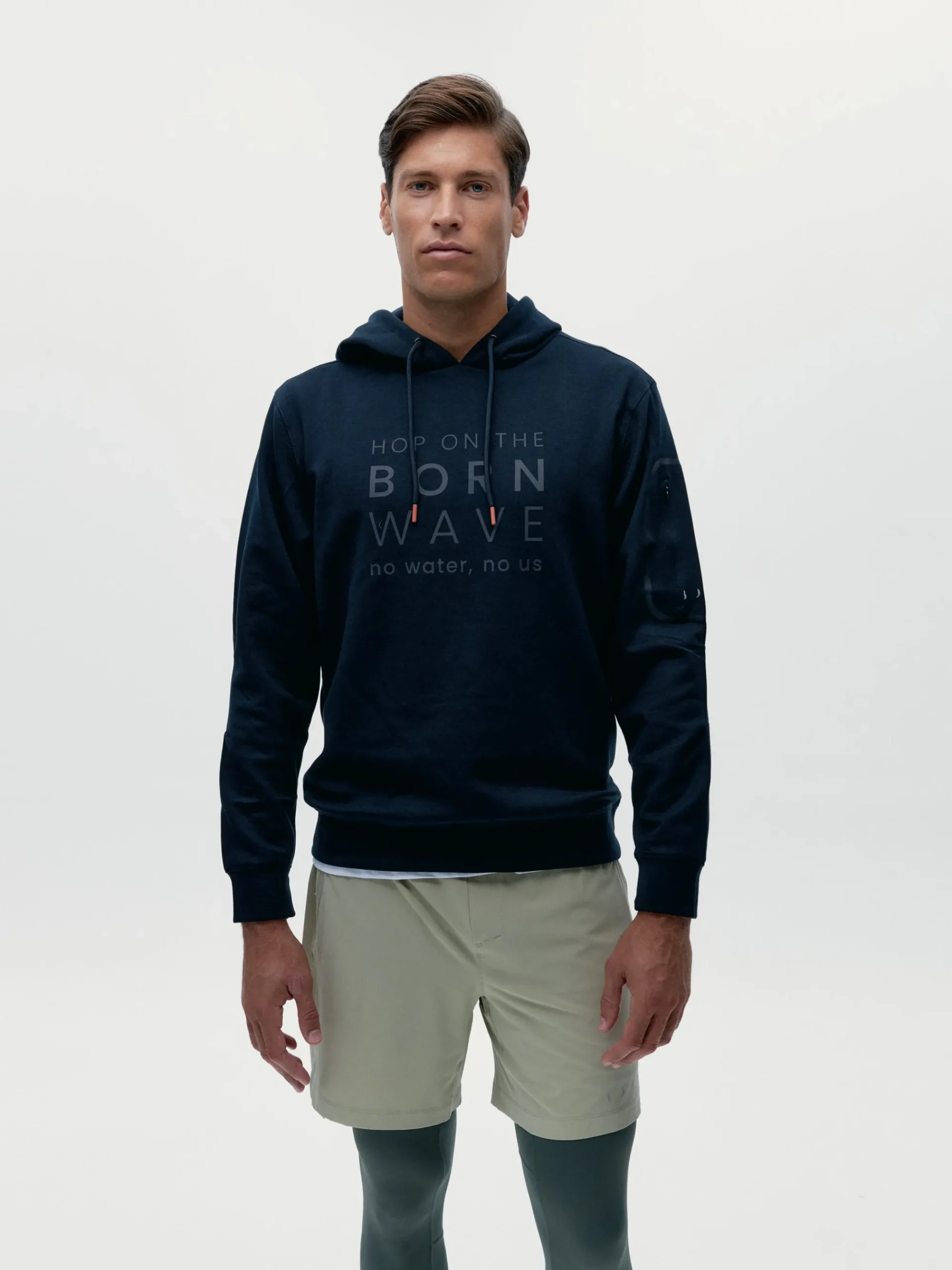 Born Living Yoga Hoodie Waikato Black>Hombre Sudaderas