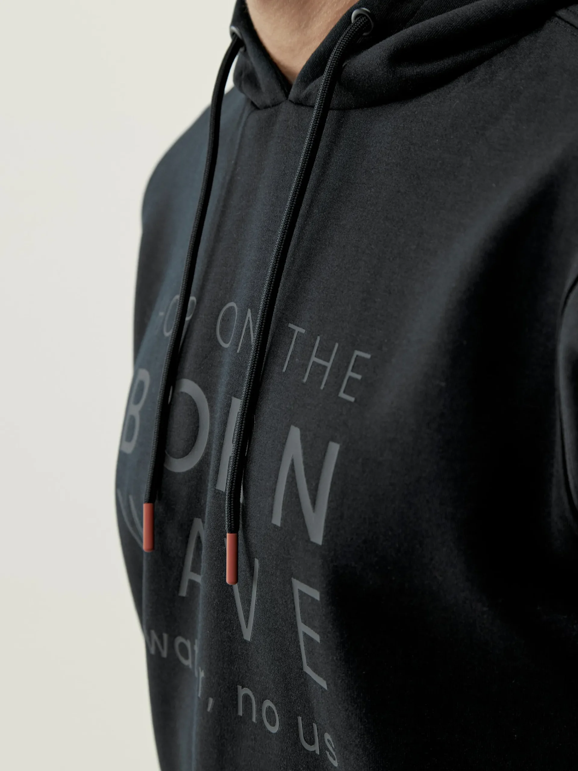 Born Living Yoga Hoodie Waikato Black>Hombre Sudaderas