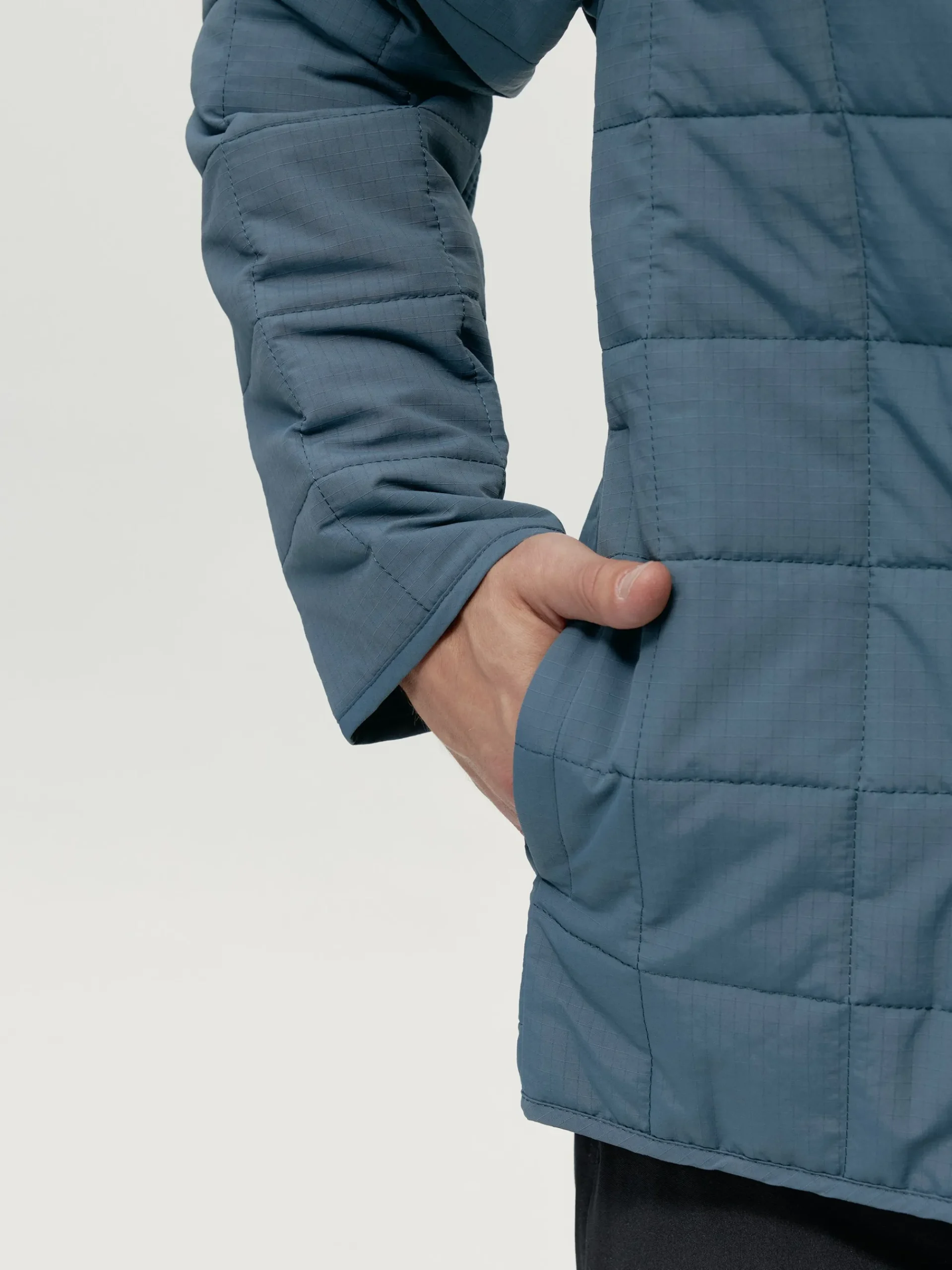 Born Living Yoga Jacket Garona Stormy Grey>Hombre Abrigos · Chaquetas