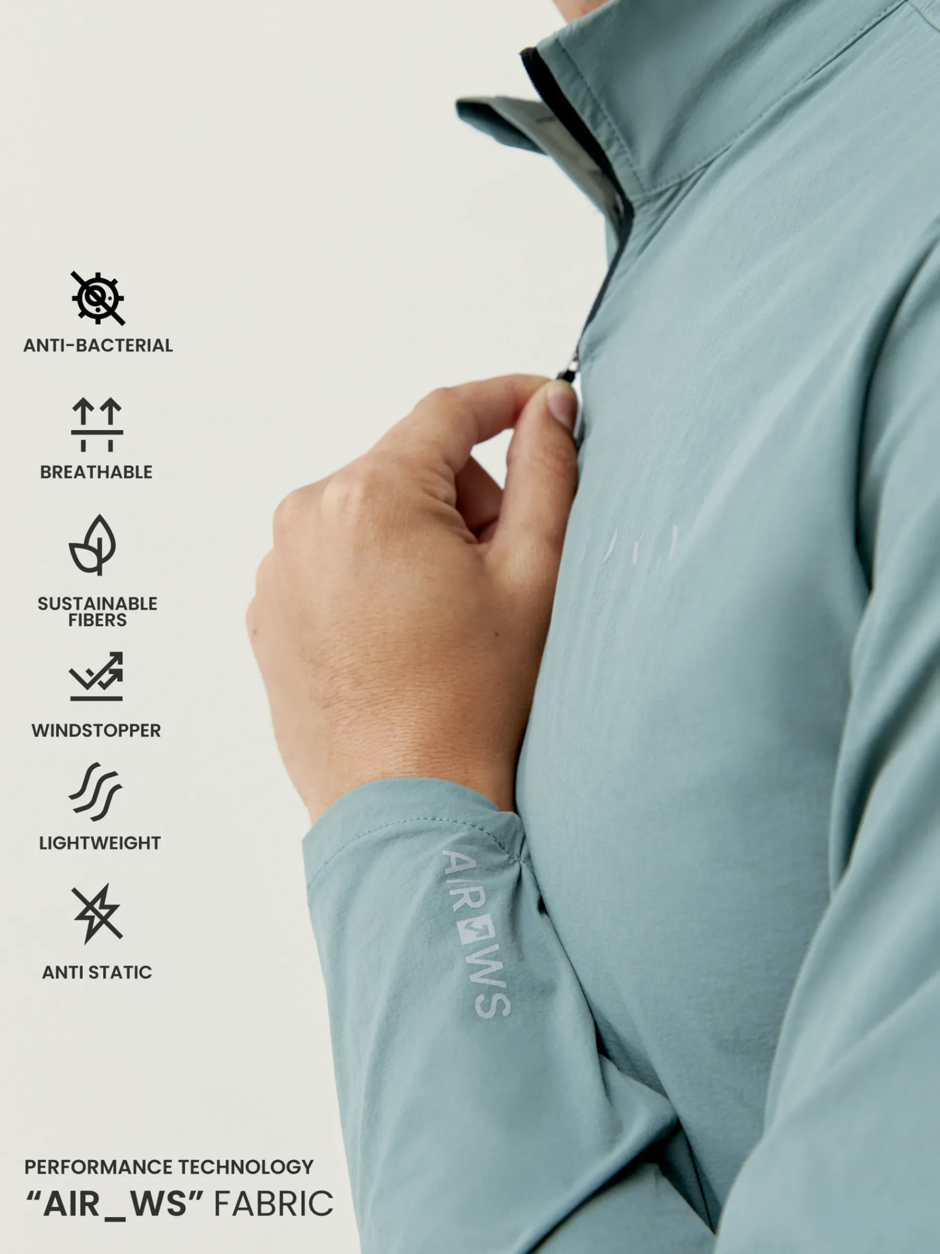 Born Living Yoga Jacket Nyasa Green Dry>Hombre Abrigos · Chaquetas