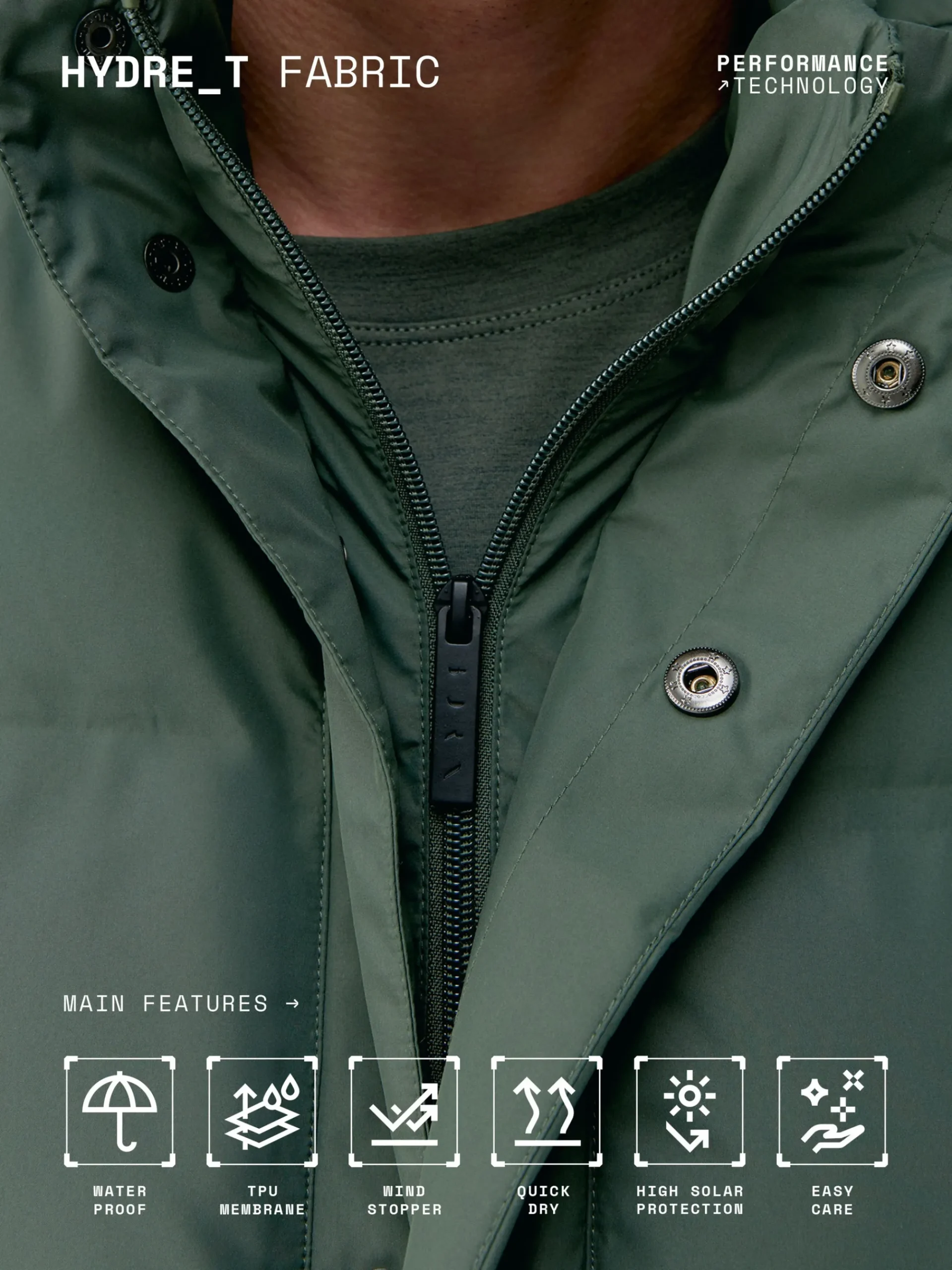 Born Living Yoga Jacket Saiko Hunter>Hombre Abrigos · Chaquetas