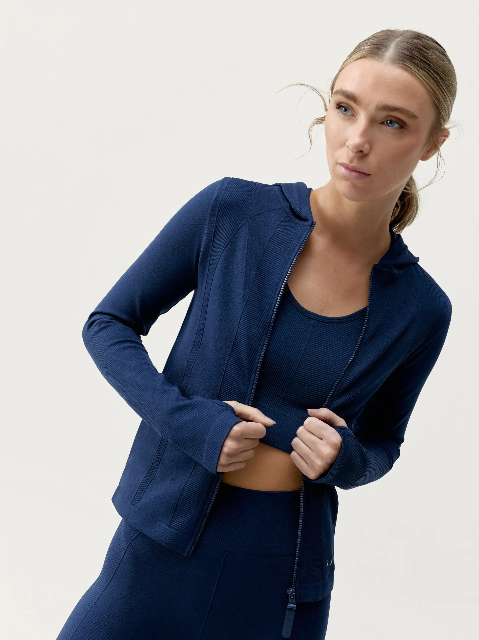 Born Living Yoga Jacket Sarvan Sailor Blue>Mujer Chaquetas · Abrigos|Sudaderas