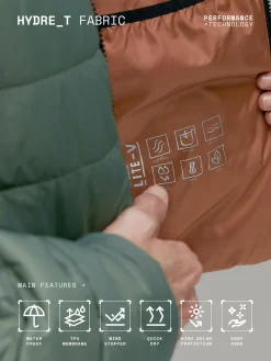 Born Living Yoga Jacket Thames Hunter/Gingerbread><noscript><img width=