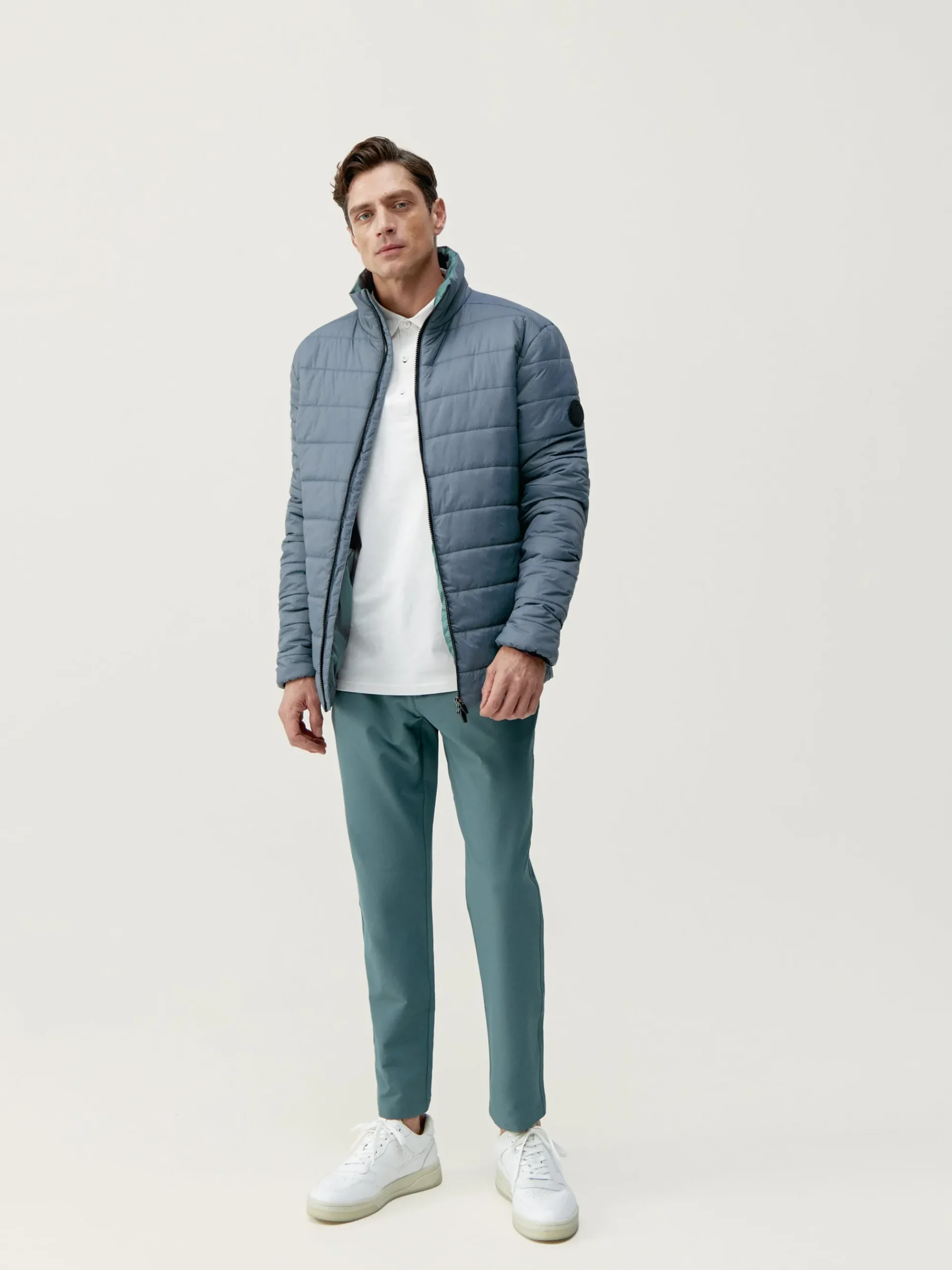 Born Living Yoga Jacket Thames Road Gray/Grey Green>Hombre Abrigos · Chaquetas