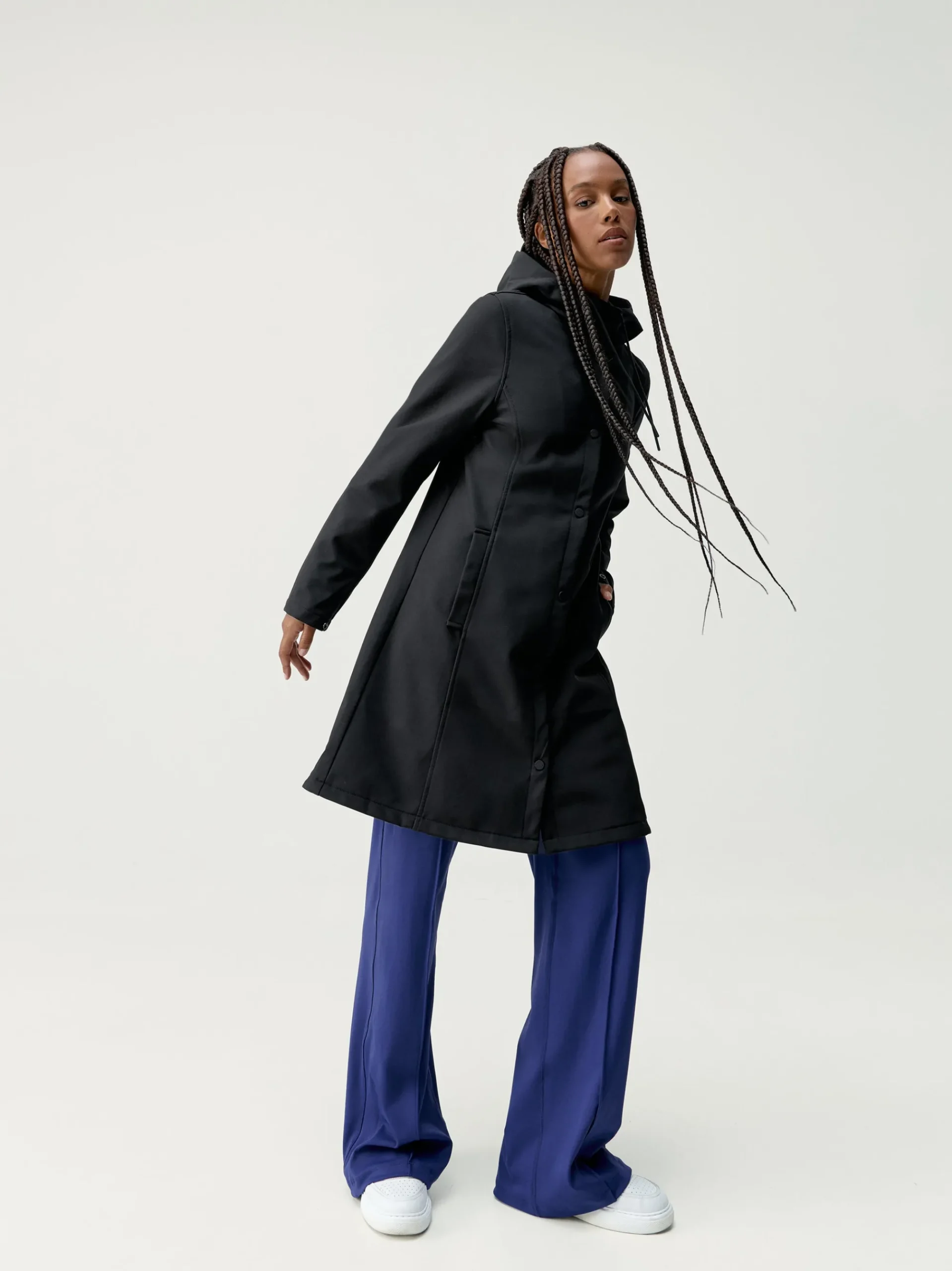 Born Living Yoga Jacket Trench Black>Mujer Chaquetas · Abrigos