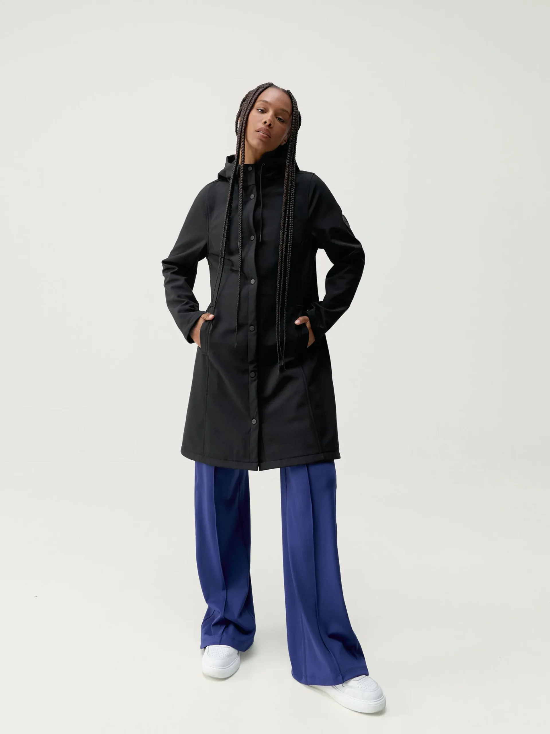 Born Living Yoga Jacket Trench Black>Mujer Chaquetas · Abrigos