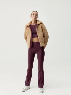 Born Living Yoga Jacket Umiko Dark Cherry/Camel><noscript><img width=
