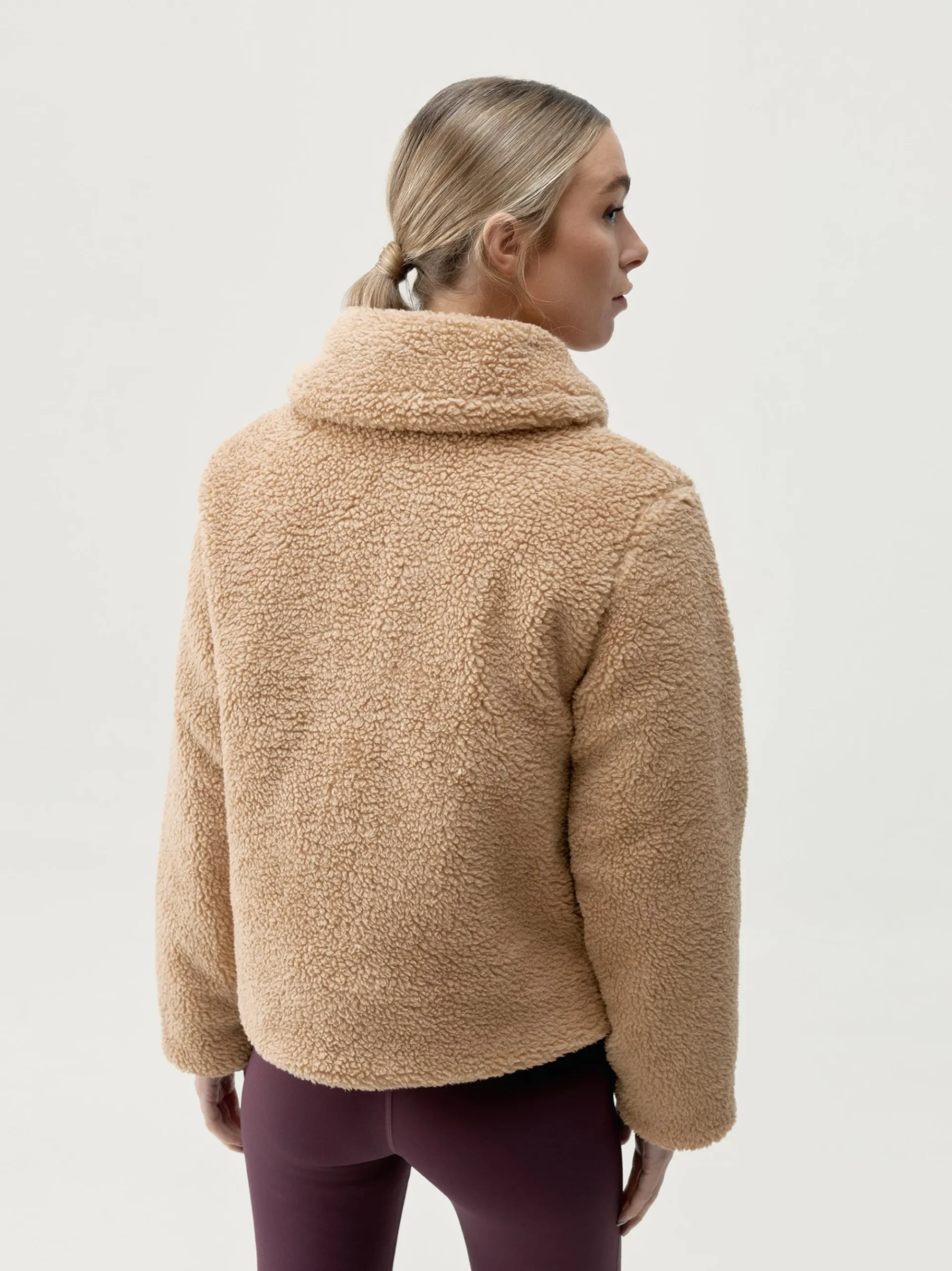 Born Living Yoga Jacket Umiko Dark Cherry/Camel>Mujer Chaquetas · Abrigos
