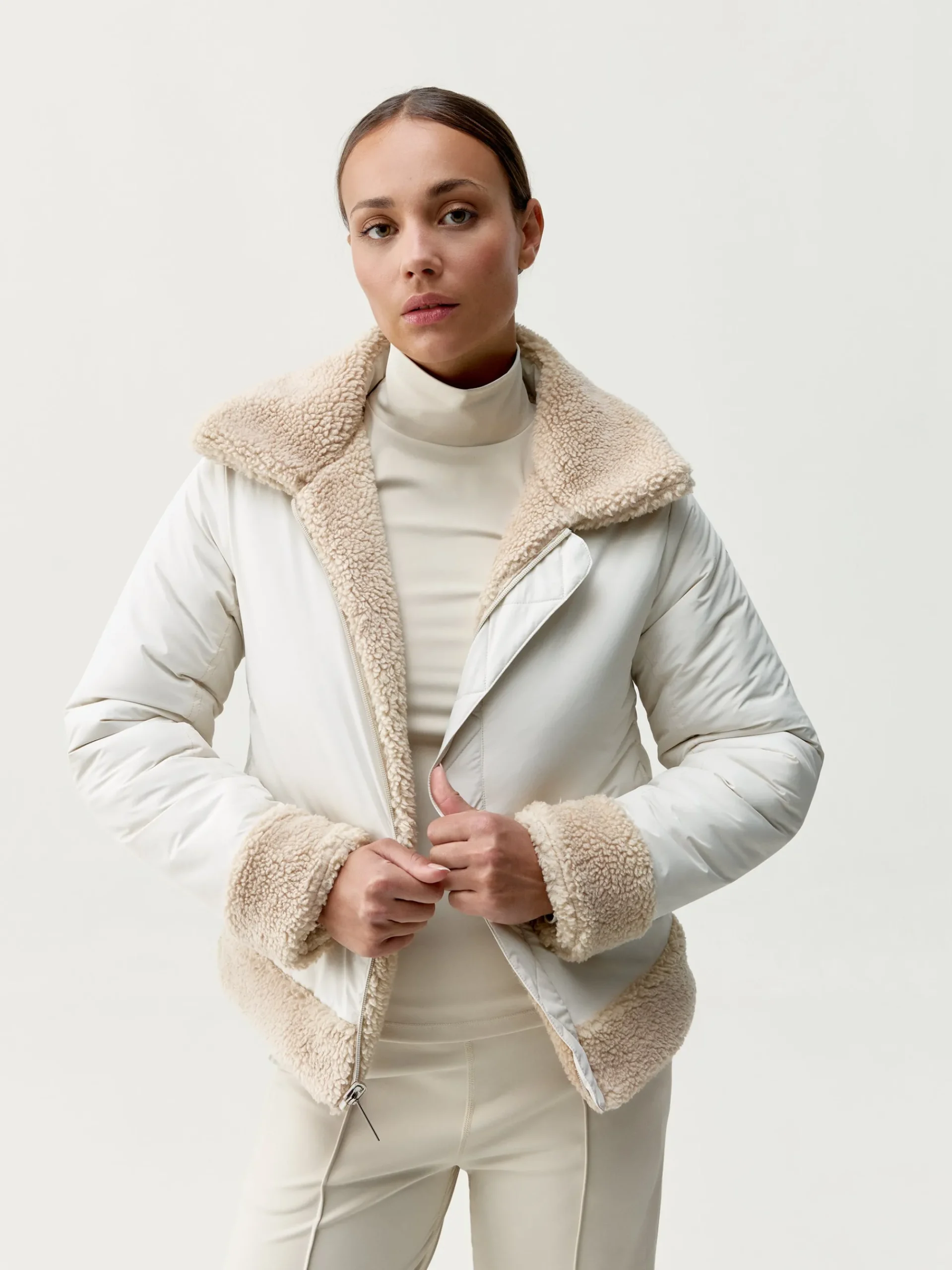 Born Living Yoga Jacket Umiko Winter Ecru>Mujer Chaquetas · Abrigos