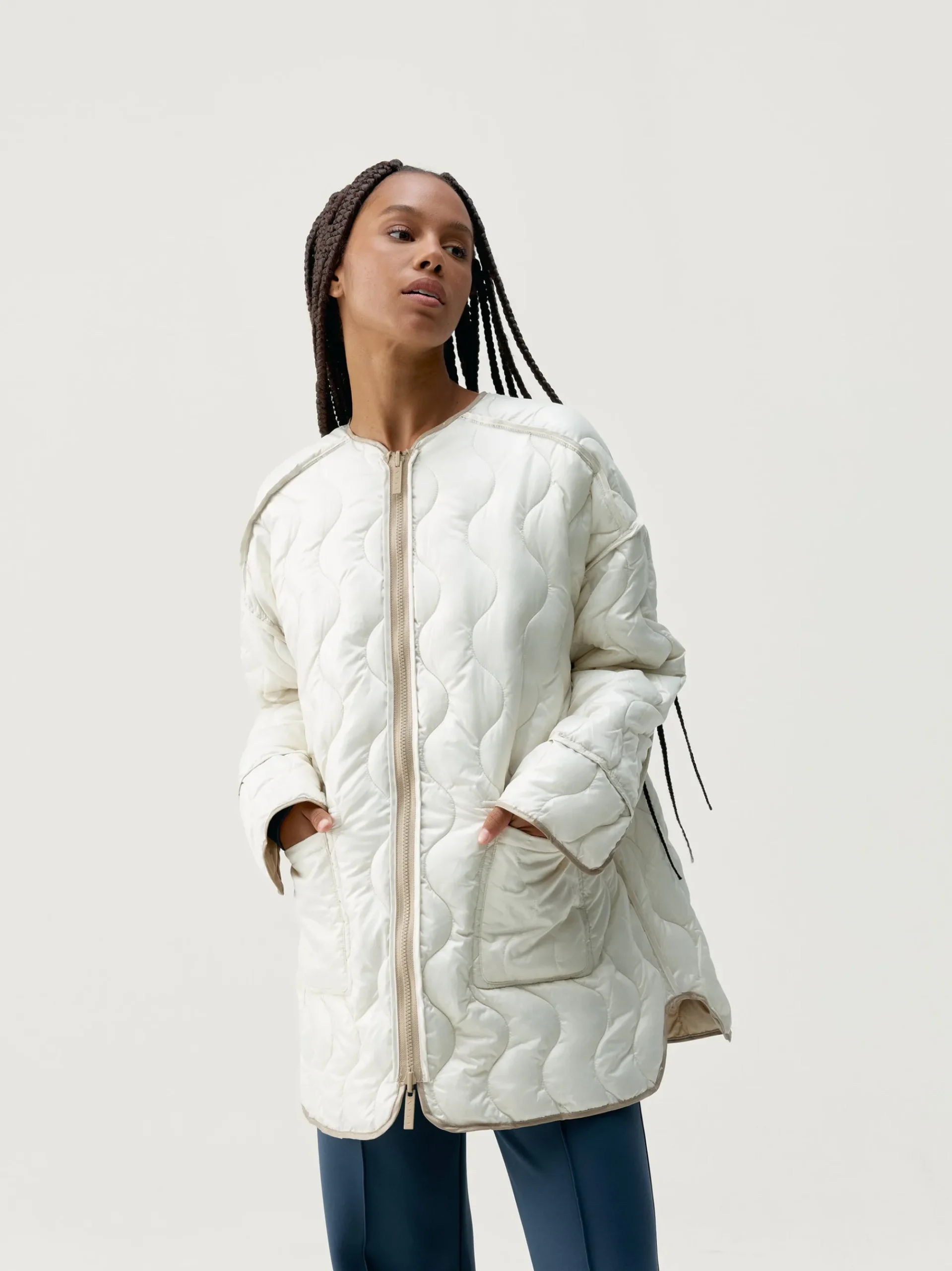Born Living Yoga Jacket Yasu Stick/Winter Ecru>Mujer Chaquetas · Abrigos