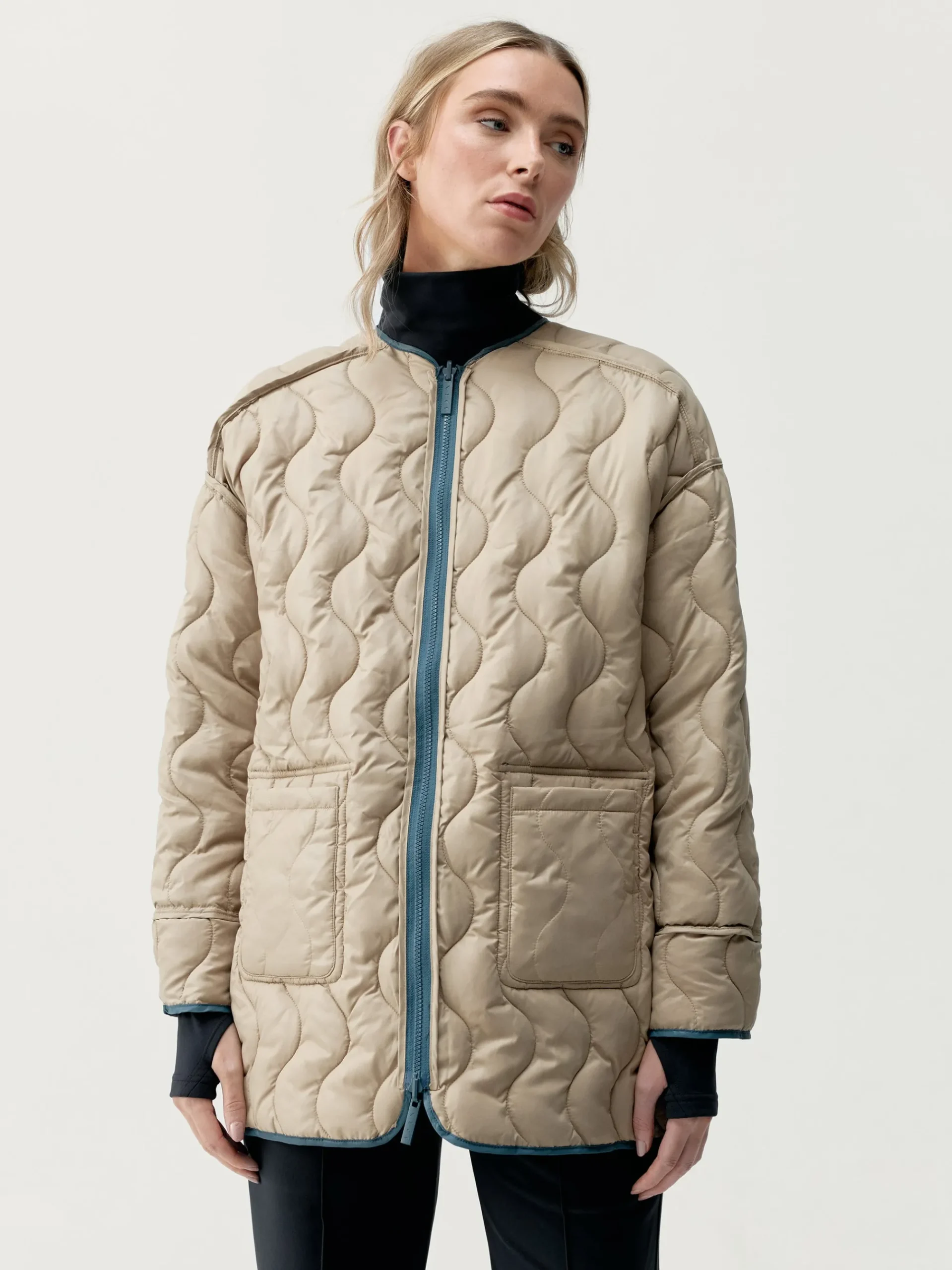 Born Living Yoga Jacket Yasu Stormy Grey/Grain>Mujer Chaquetas · Abrigos