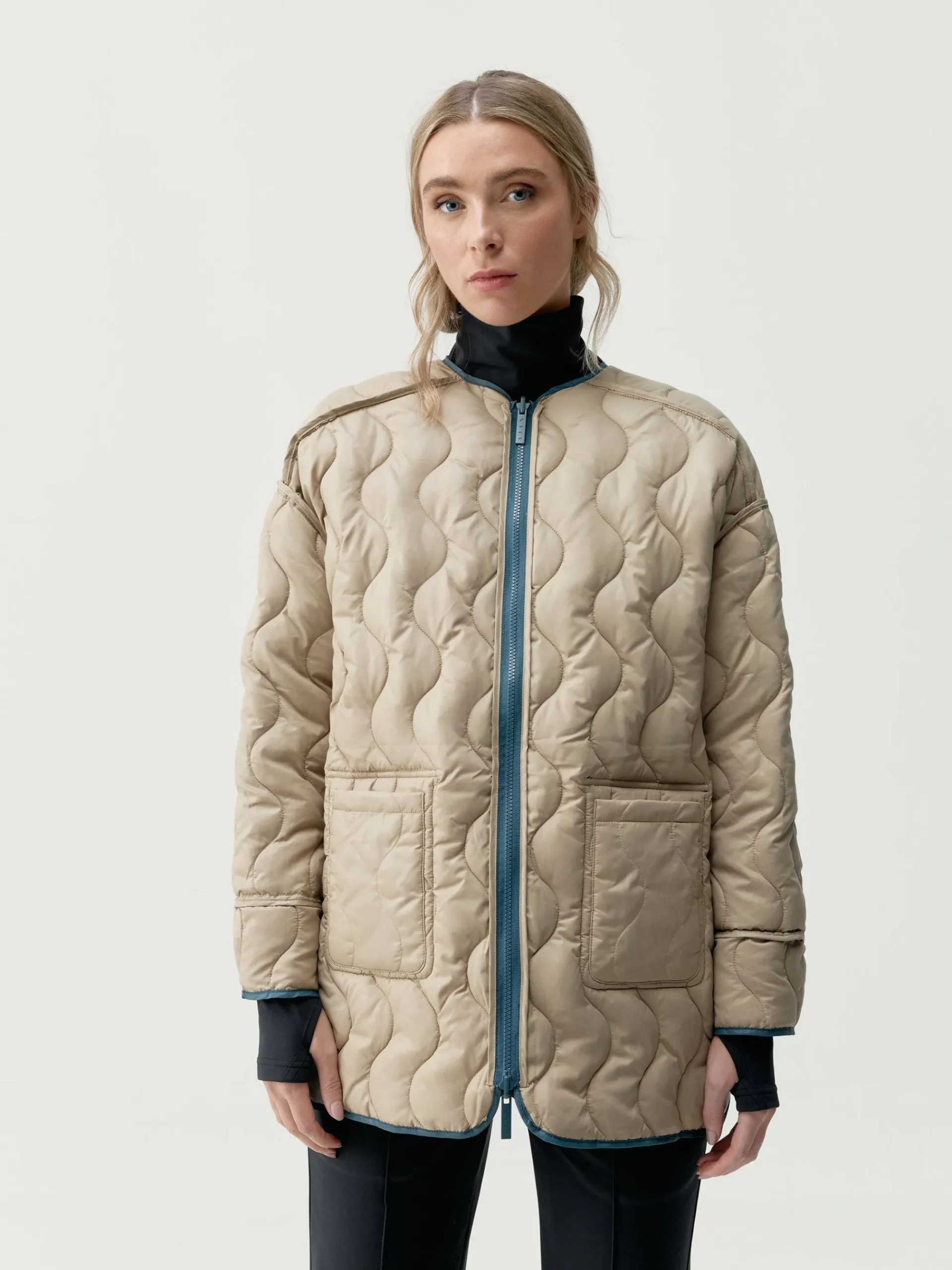 Born Living Yoga Jacket Yasu Stormy Grey/Grain>Mujer Chaquetas · Abrigos