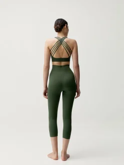 Born Living Yoga Legging Apamala Dark Olive><noscript><img width=