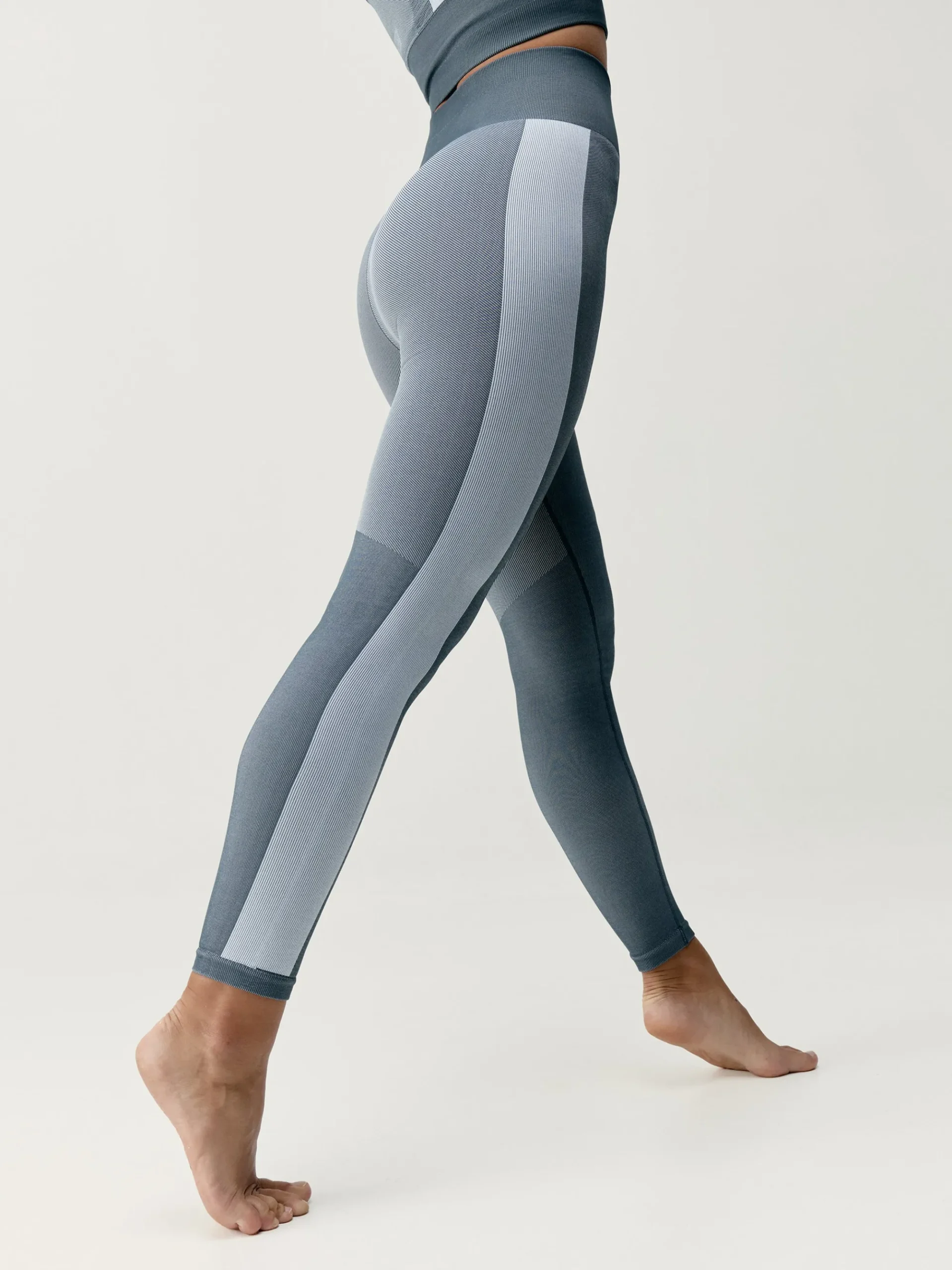 Born Living Yoga Legging Athena Stormy Grey/White>Mujer Leggings