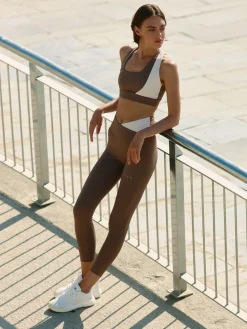 Born Living Yoga Legging Cleo Fossil/White Chalk>Mujer Leggings