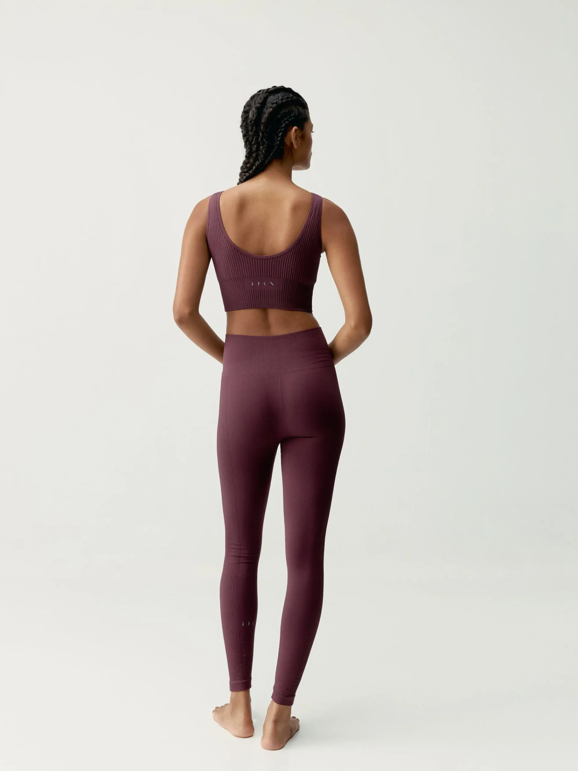 Born Living Yoga Legging Flow Dark Cherry>Mujer Leggings