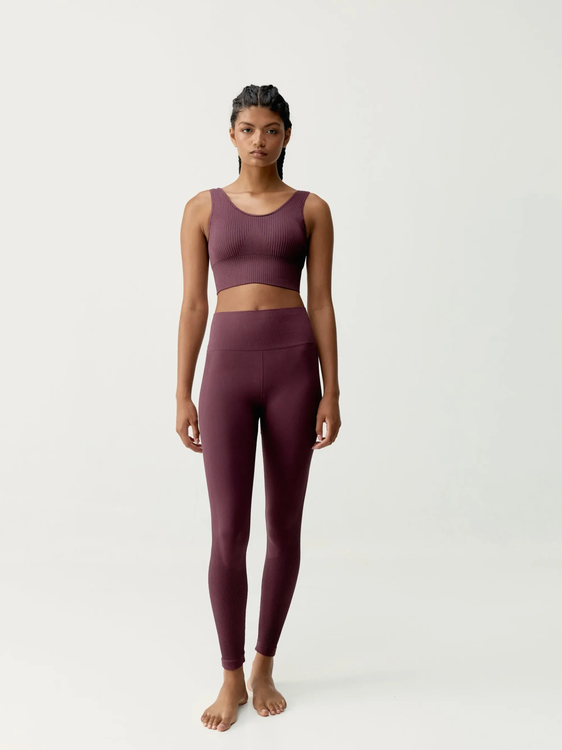 Born Living Yoga Legging Flow Dark Cherry>Mujer Leggings