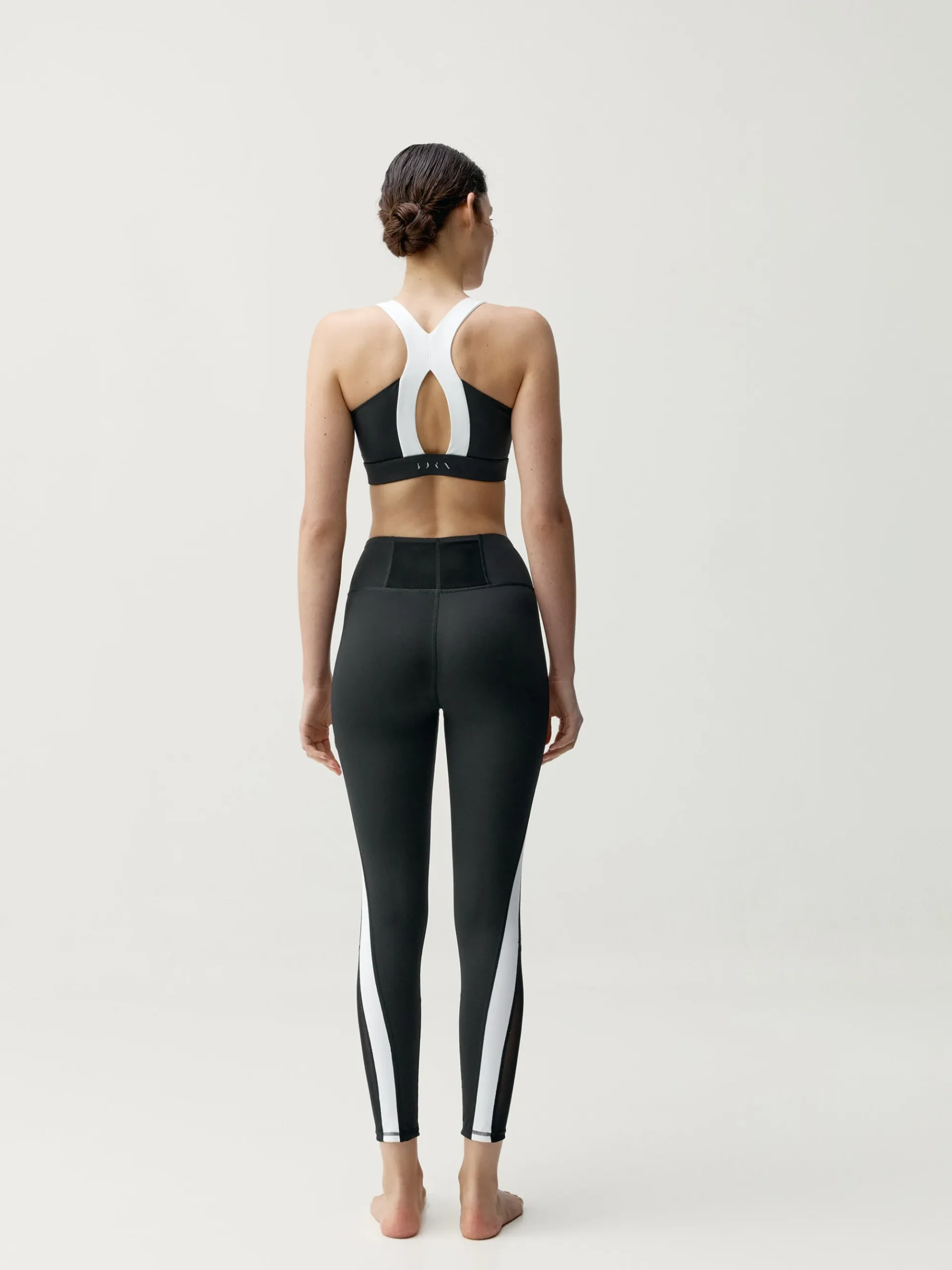 Born Living Yoga Legging Matsya Black/ Off White>Mujer Leggings