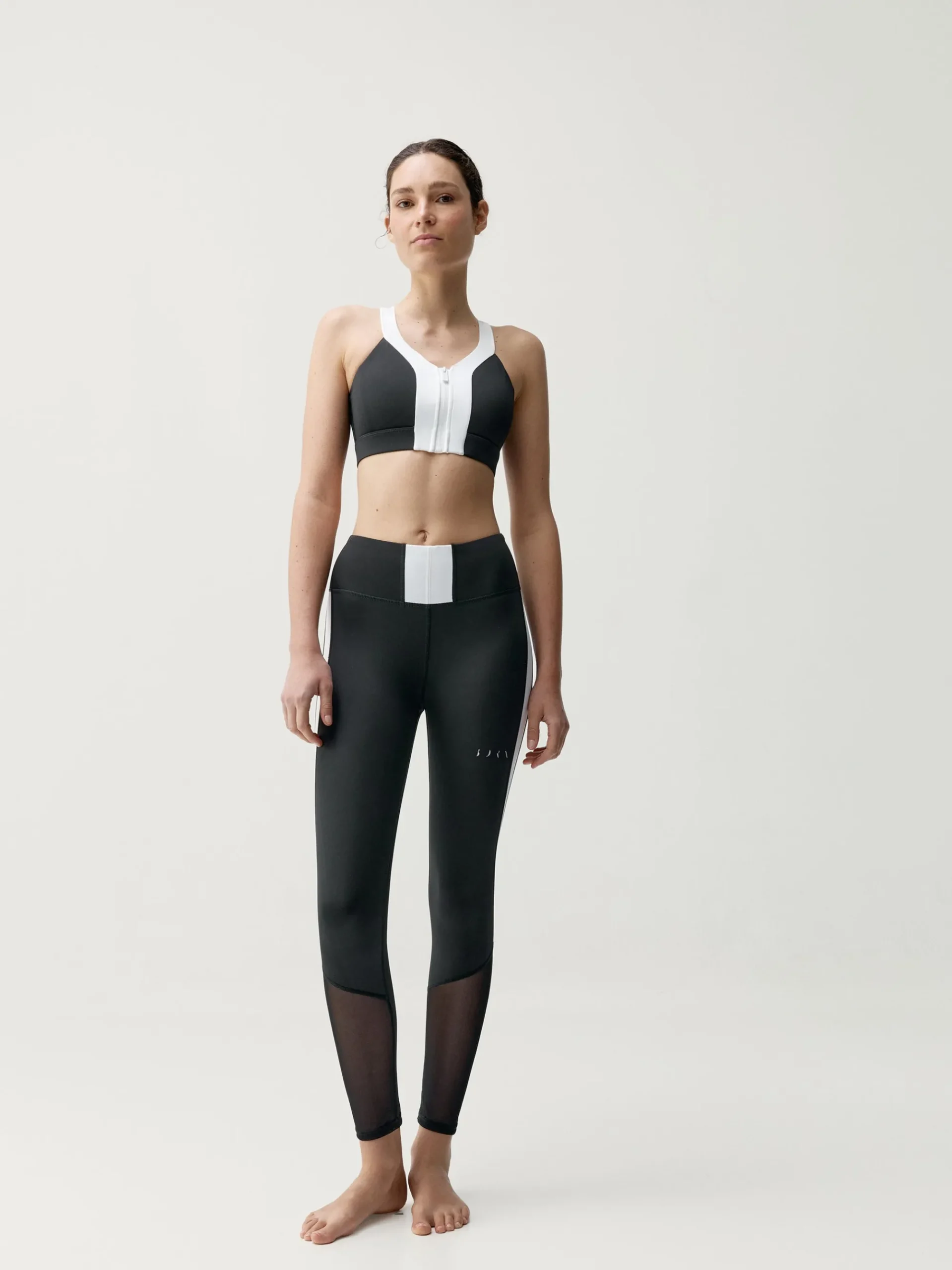 Born Living Yoga Legging Matsya Black/ Off White>Mujer Leggings