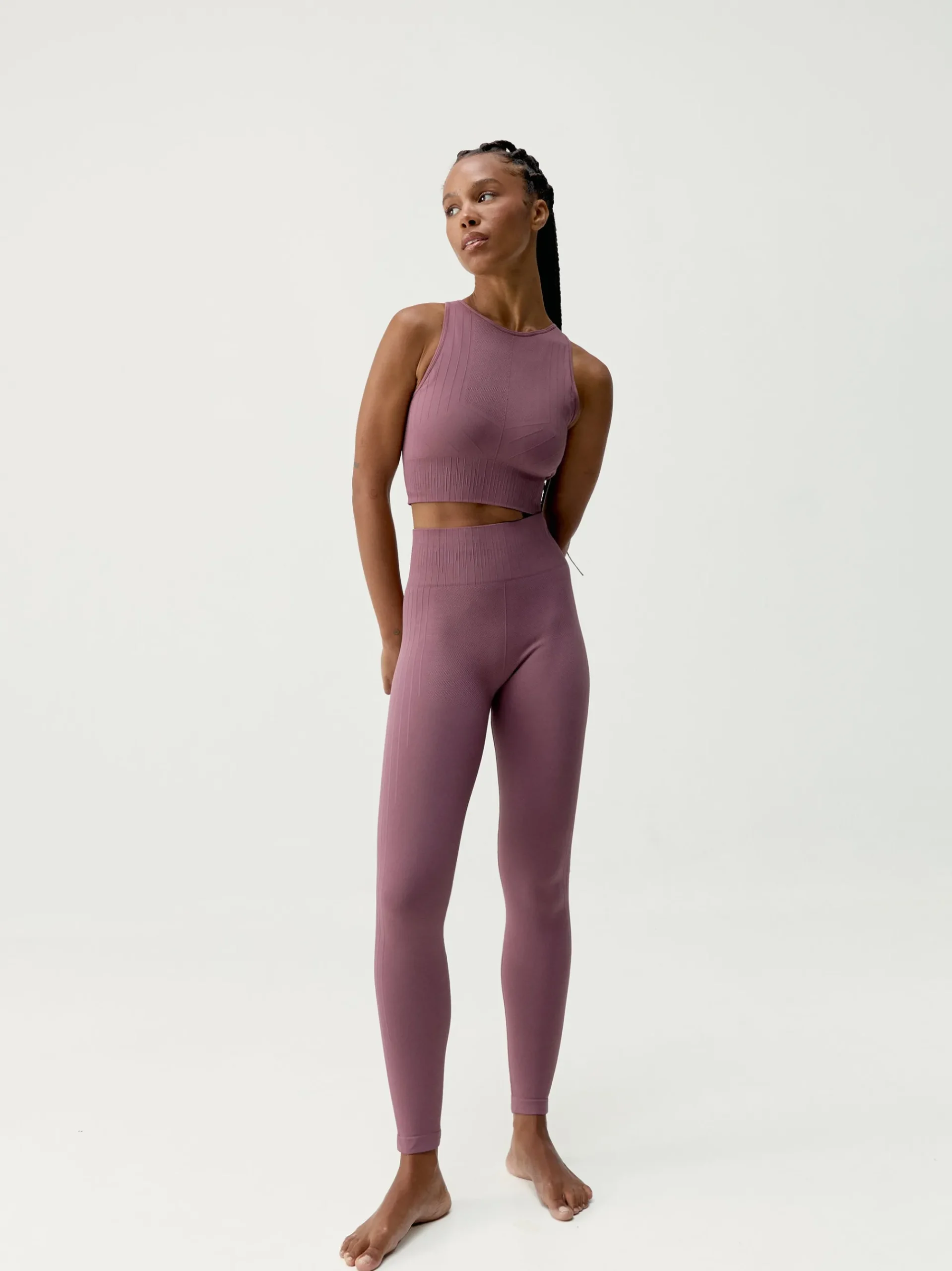 Born Living Yoga Legging Nawal Deep Rose>Mujer Leggings