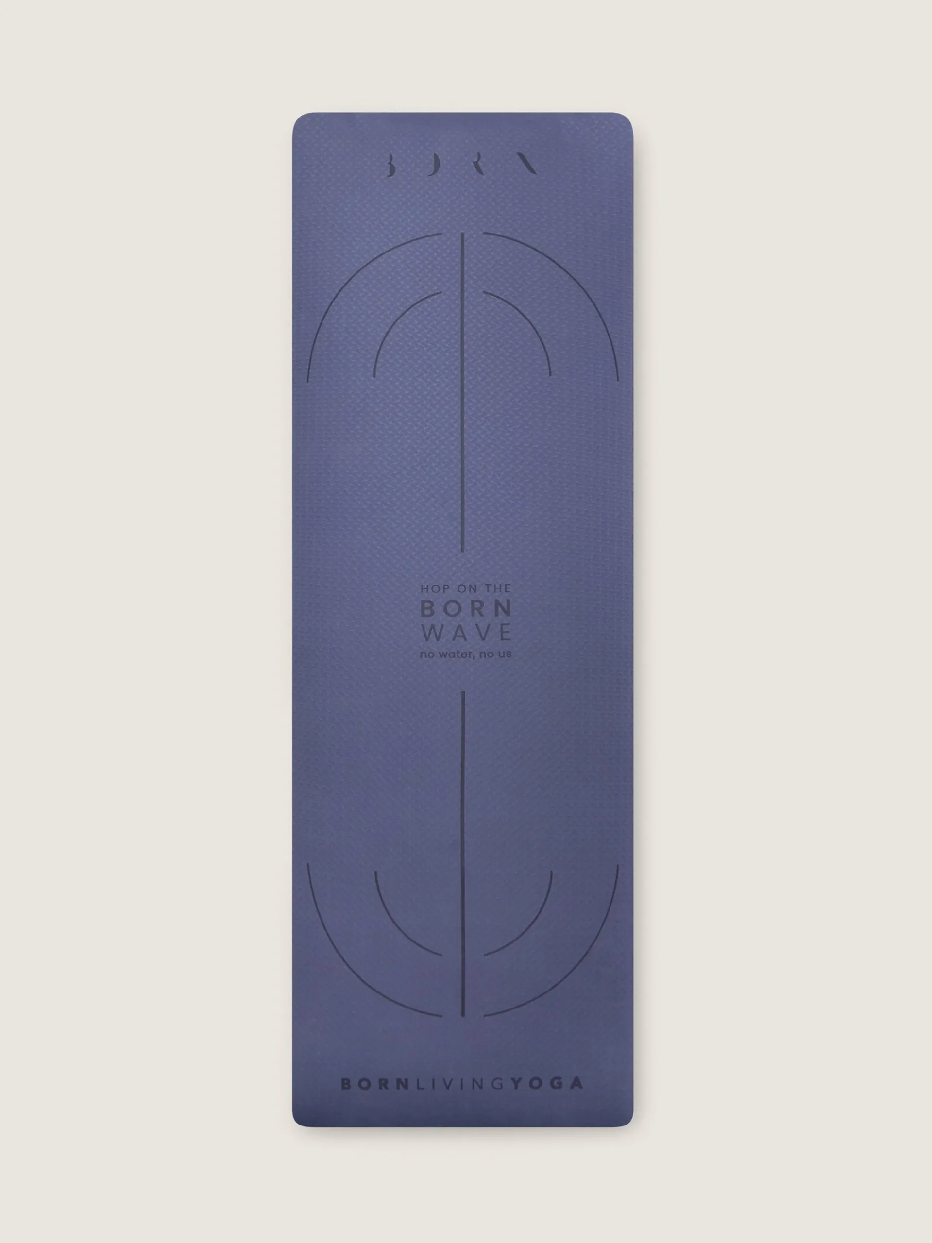 Born Living Yoga Mat Wave-6Mm Next Blue>Mujer Accesorios Para Yoga|Esterillas