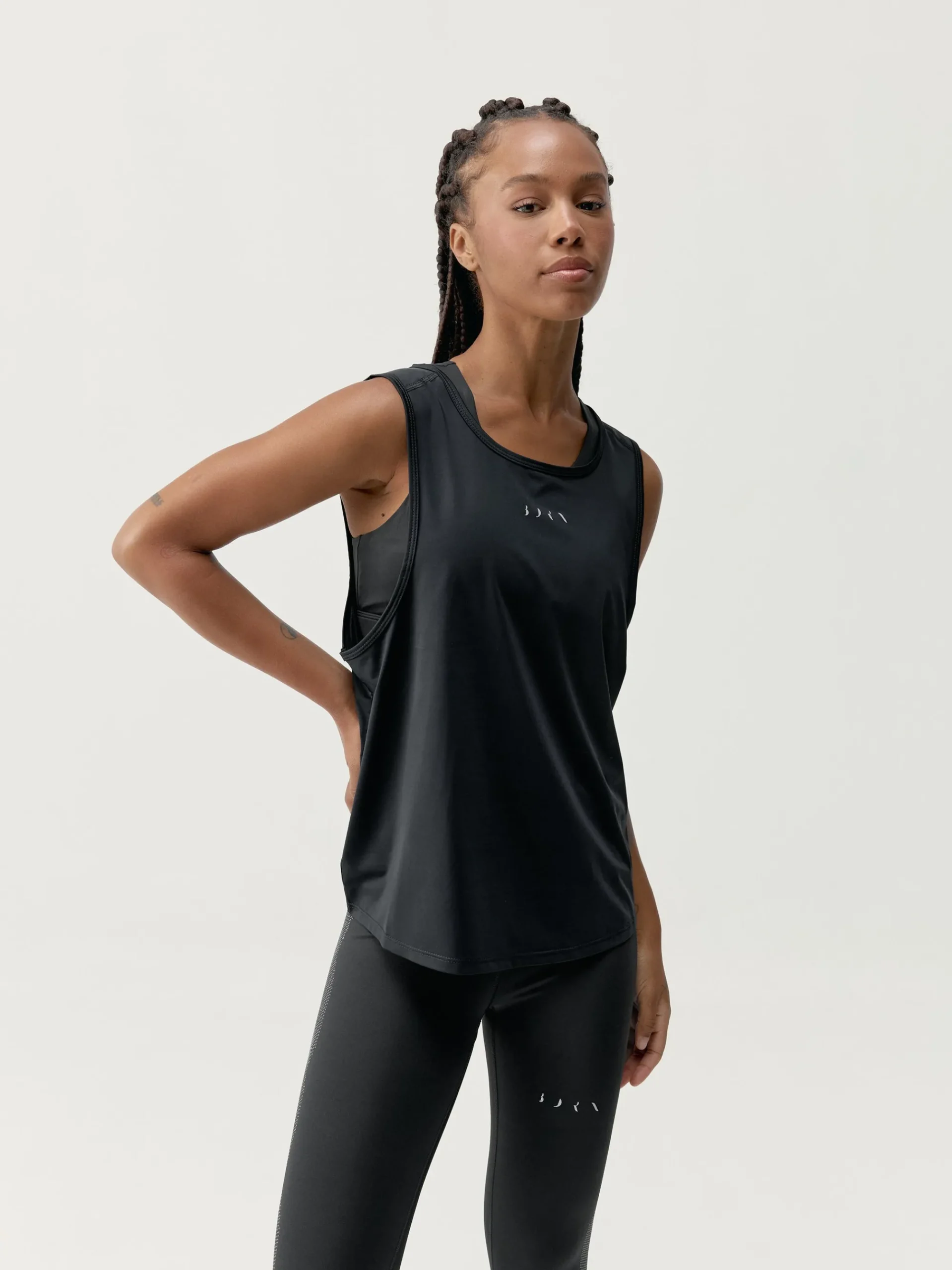 Born Living Yoga Shirt Kishi Black>Mujer Camisetas