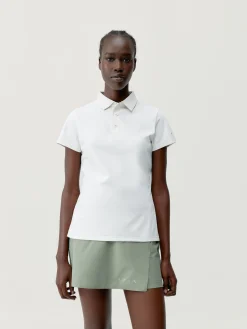 Born Living Yoga Shirt Polo Open White Chalk>Mujer Camisetas