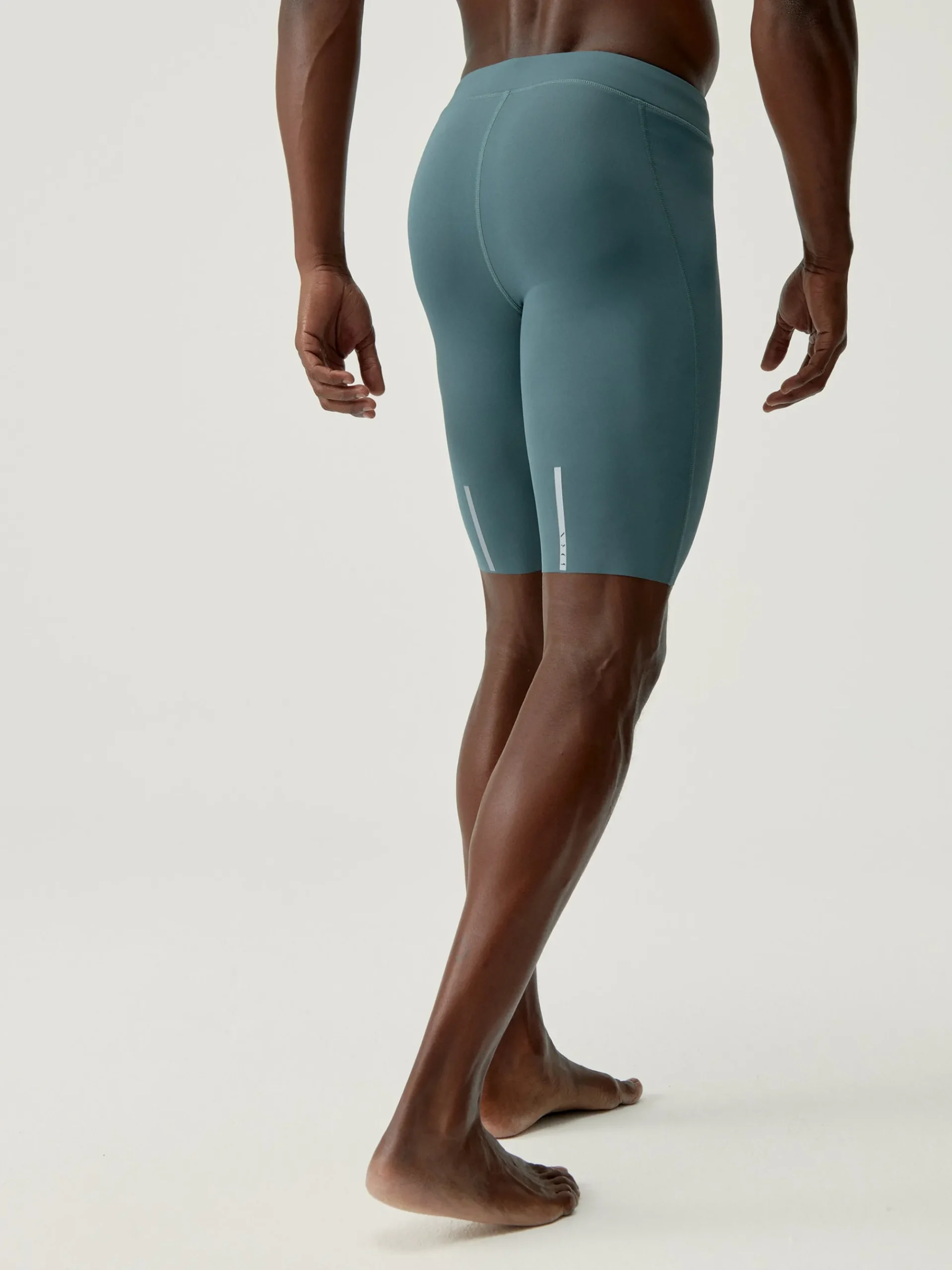 Born Living Yoga Short Bay Grey Green>Hombre Mallas Deportivas