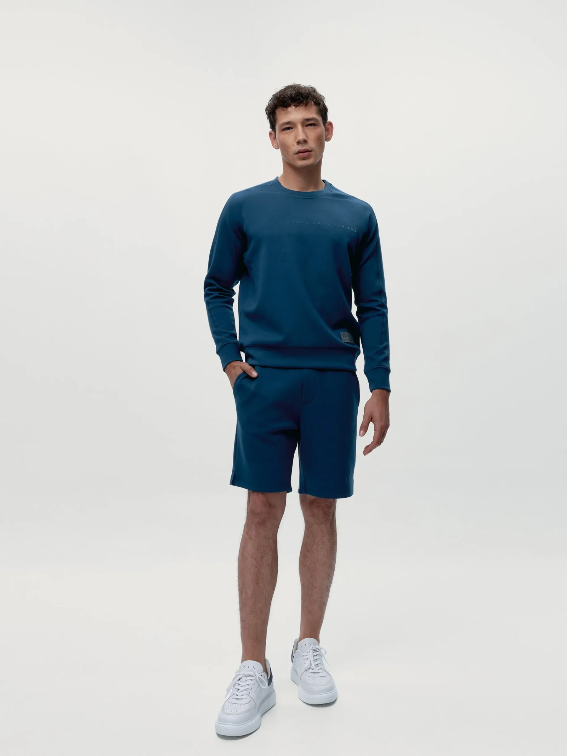 Born Living Yoga Short Hughes Sea Blue>Hombre Pantalones Cortos