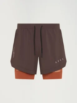 Born Living Yoga Short Mashu Chocolat/Gingerbread>Hombre Pantalones Cortos