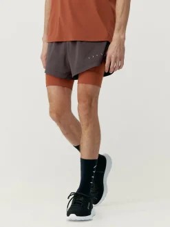Born Living Yoga Short Mashu Chocolat/Gingerbread>Hombre Pantalones Cortos