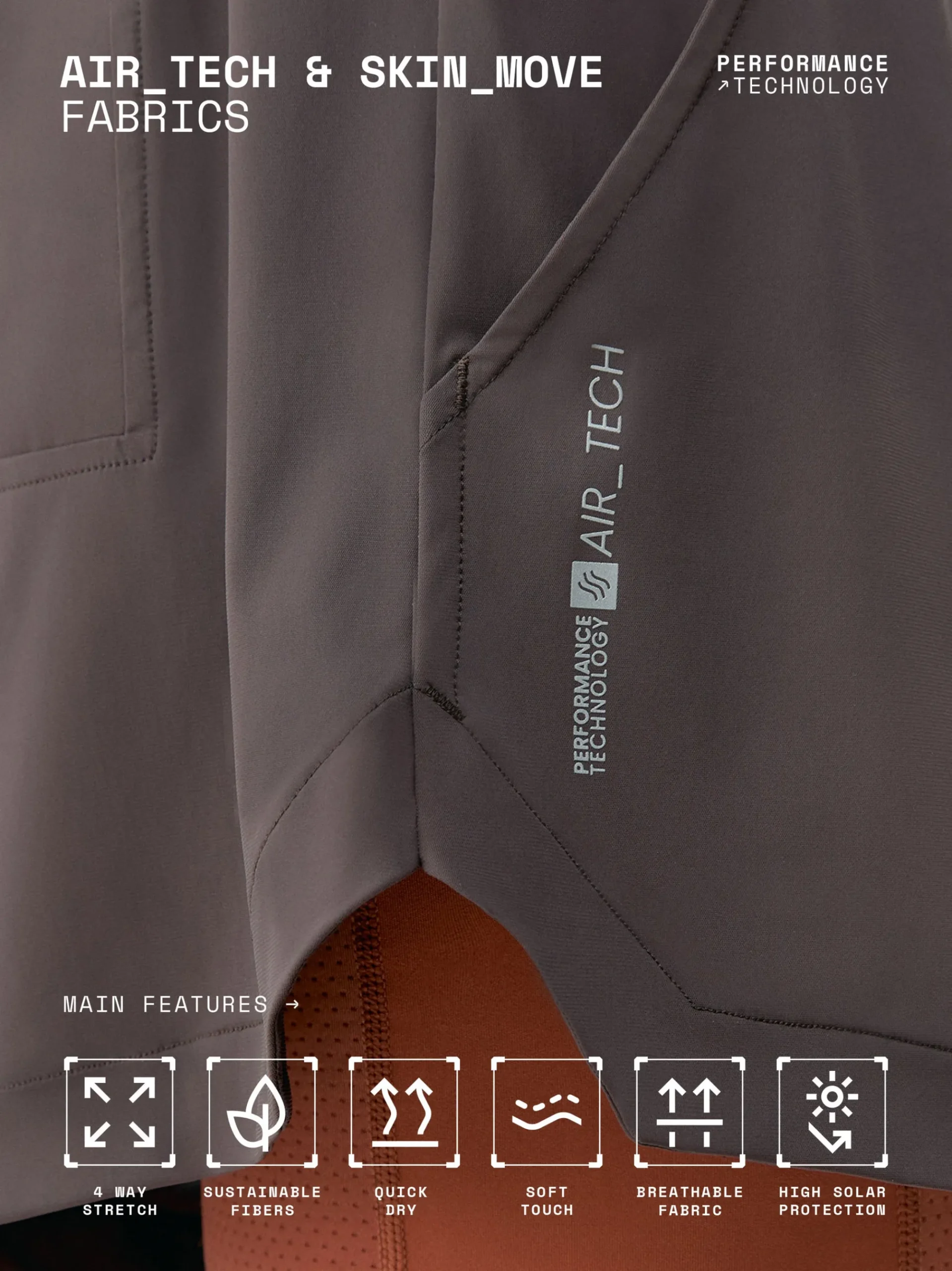 Born Living Yoga Short Mashu Chocolat/Gingerbread>Hombre Pantalones Cortos