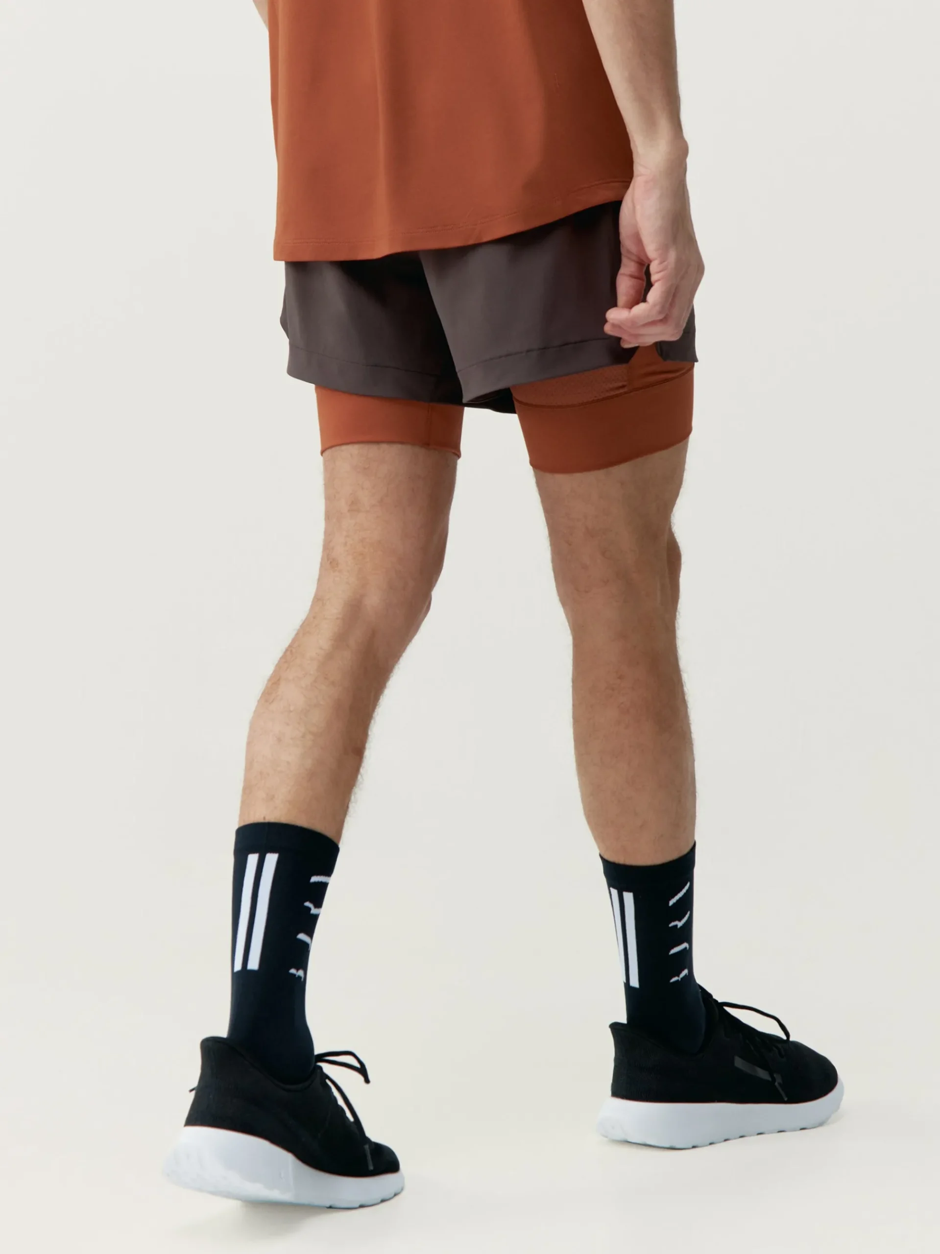 Born Living Yoga Short Mashu Chocolat/Gingerbread>Hombre Pantalones Cortos