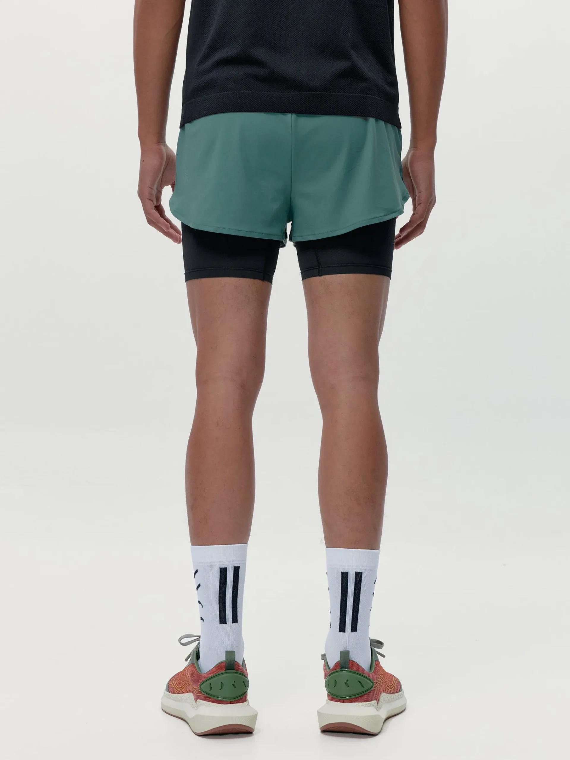 Born Living Yoga Short Ontario Asparagus/Black>Hombre Pantalones Cortos
