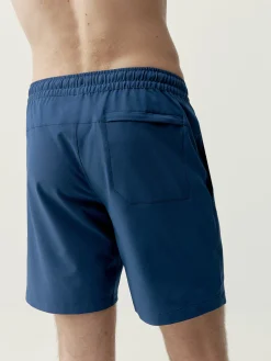Born Living Yoga Short Rhein Sea Blue>Hombre Pantalones Cortos