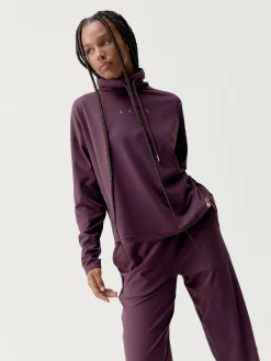 Born Living Yoga Sweatshirt Camille Dark Cherry>Mujer Sudaderas