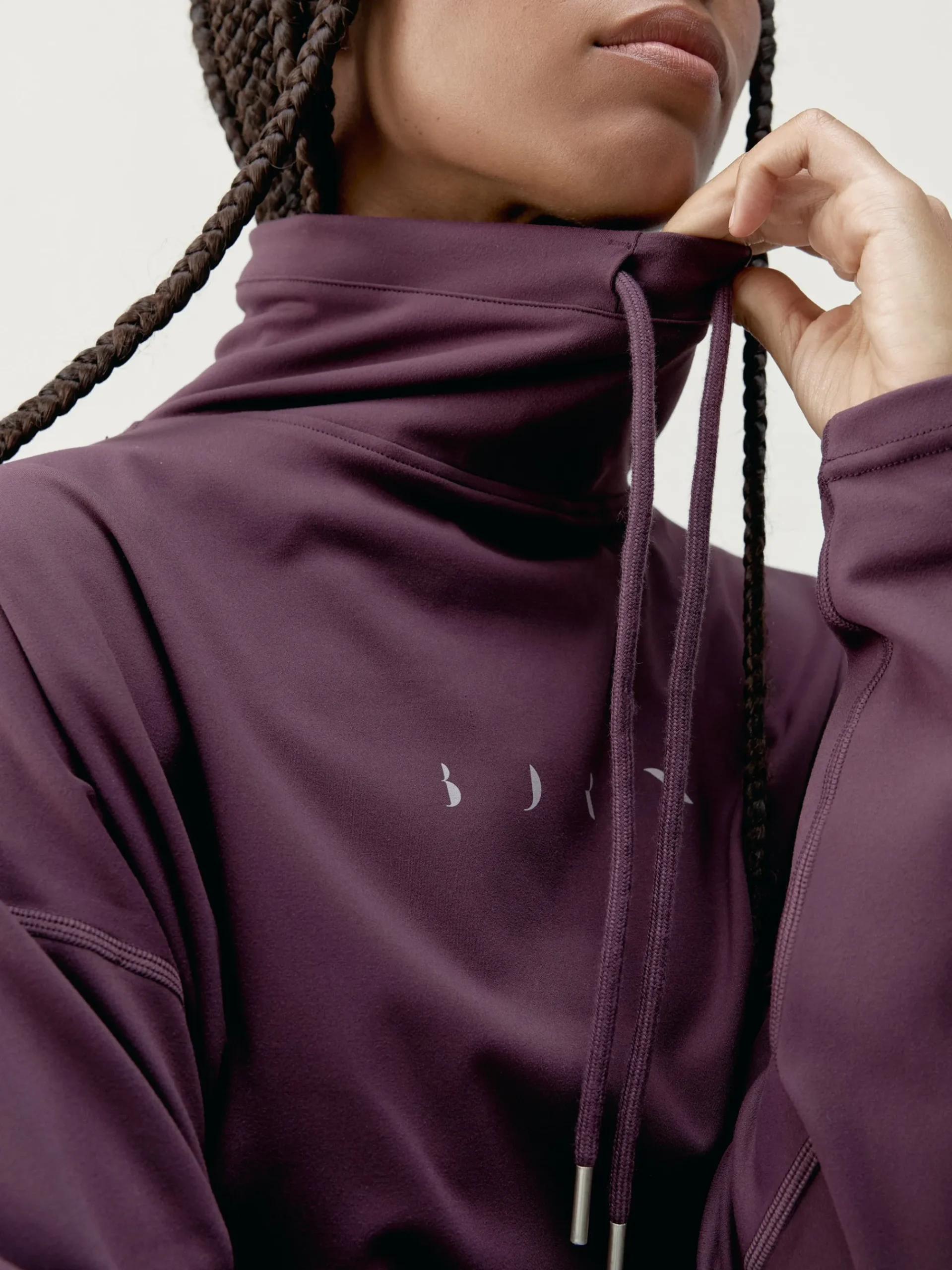 Born Living Yoga Sweatshirt Camille Dark Cherry>Mujer Sudaderas