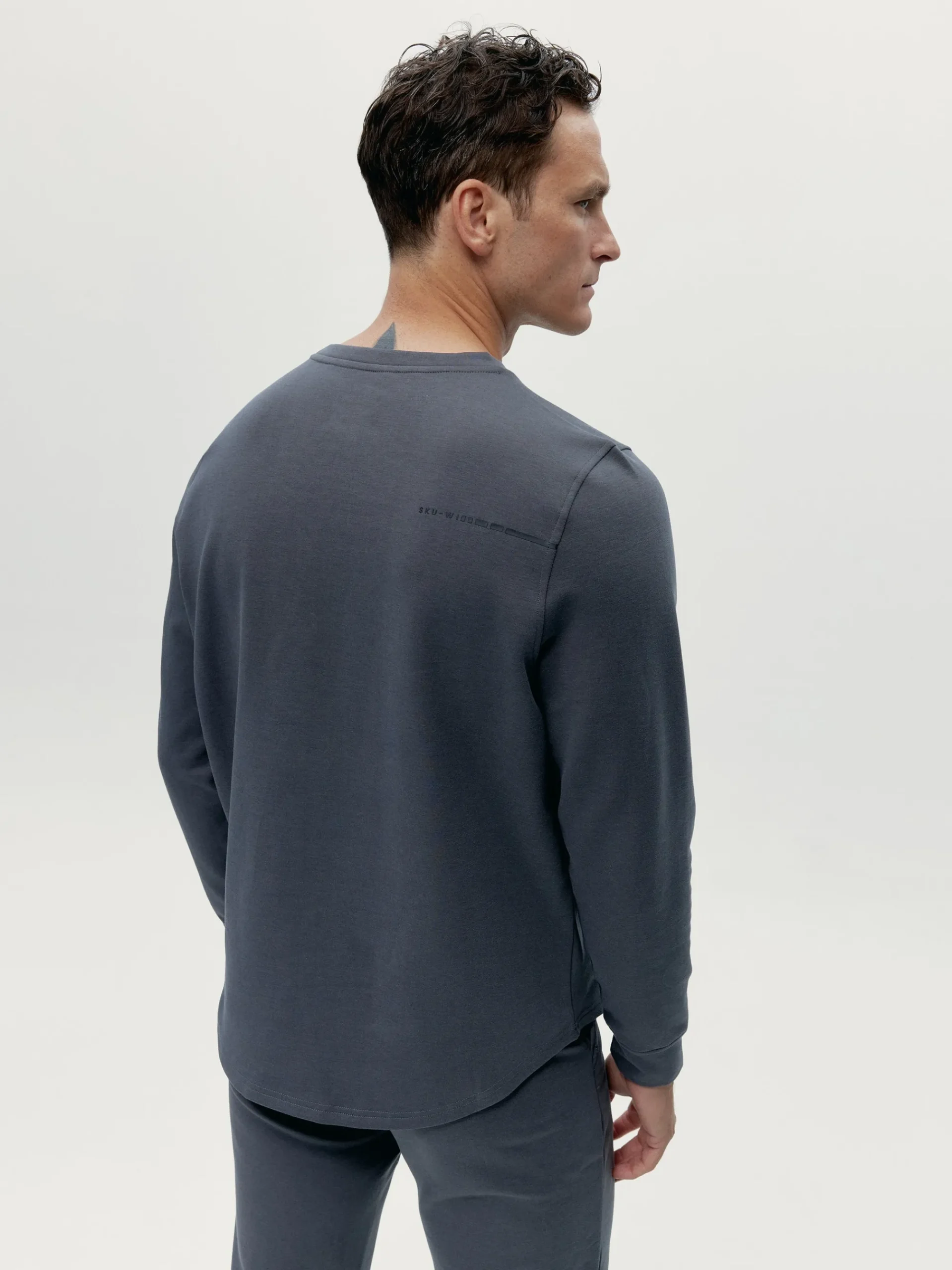 Born Living Yoga Sweatshirt Erie Grey Melange>Hombre Sudaderas
