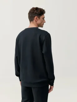 Born Living Yoga Sweatshirt Ness Black>Hombre Sudaderas