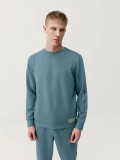 Born Living Yoga Sweatshirt Ness Grey Green>Hombre Sudaderas