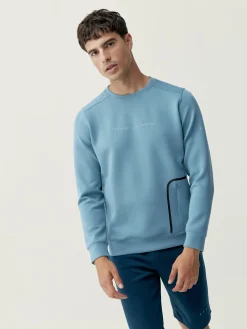 Born Living Yoga Sweatshirt Yangtse Citadel Blue>Hombre Sudaderas