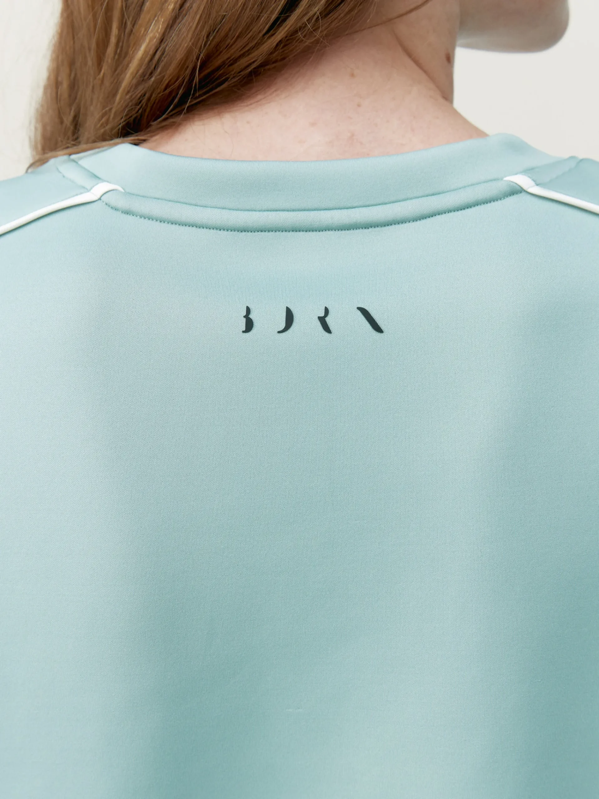 Born Living Yoga Sweatshirts Agda Jade Grey/Off White>Mujer Sudaderas
