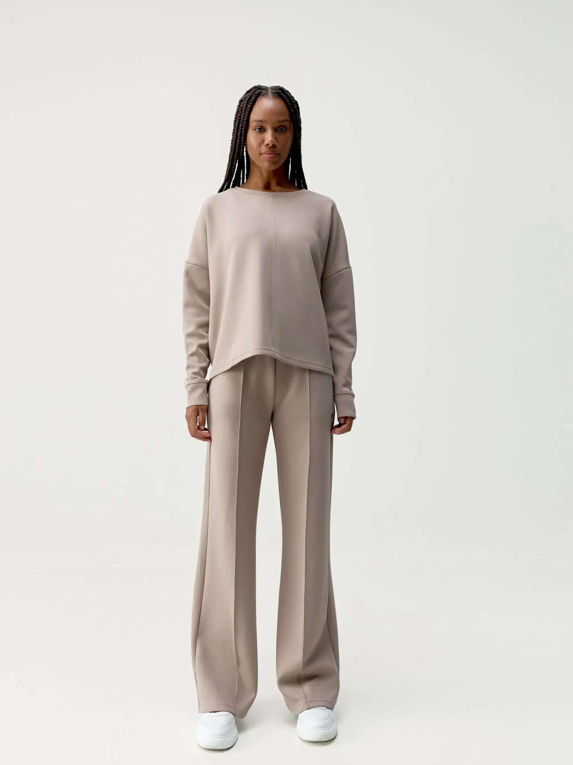 Born Living Yoga Sweatshirts Iniya Dark Grain>Mujer Sudaderas
