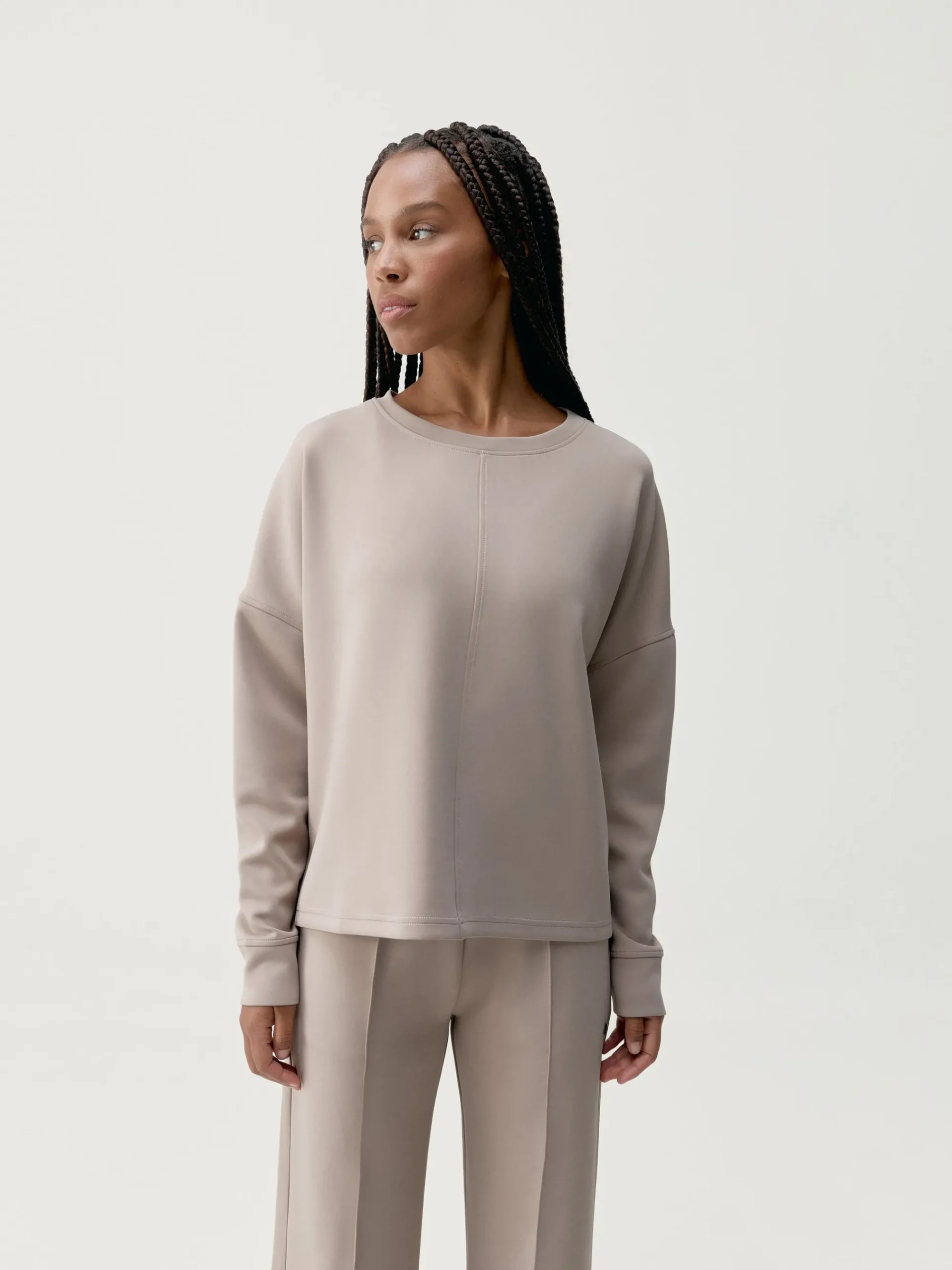 Born Living Yoga Sweatshirts Iniya Dark Grain>Mujer Sudaderas
