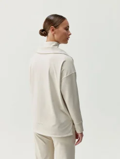 Born Living Yoga Sweatshirts Lua Polo Winter Ecru>Mujer Sudaderas