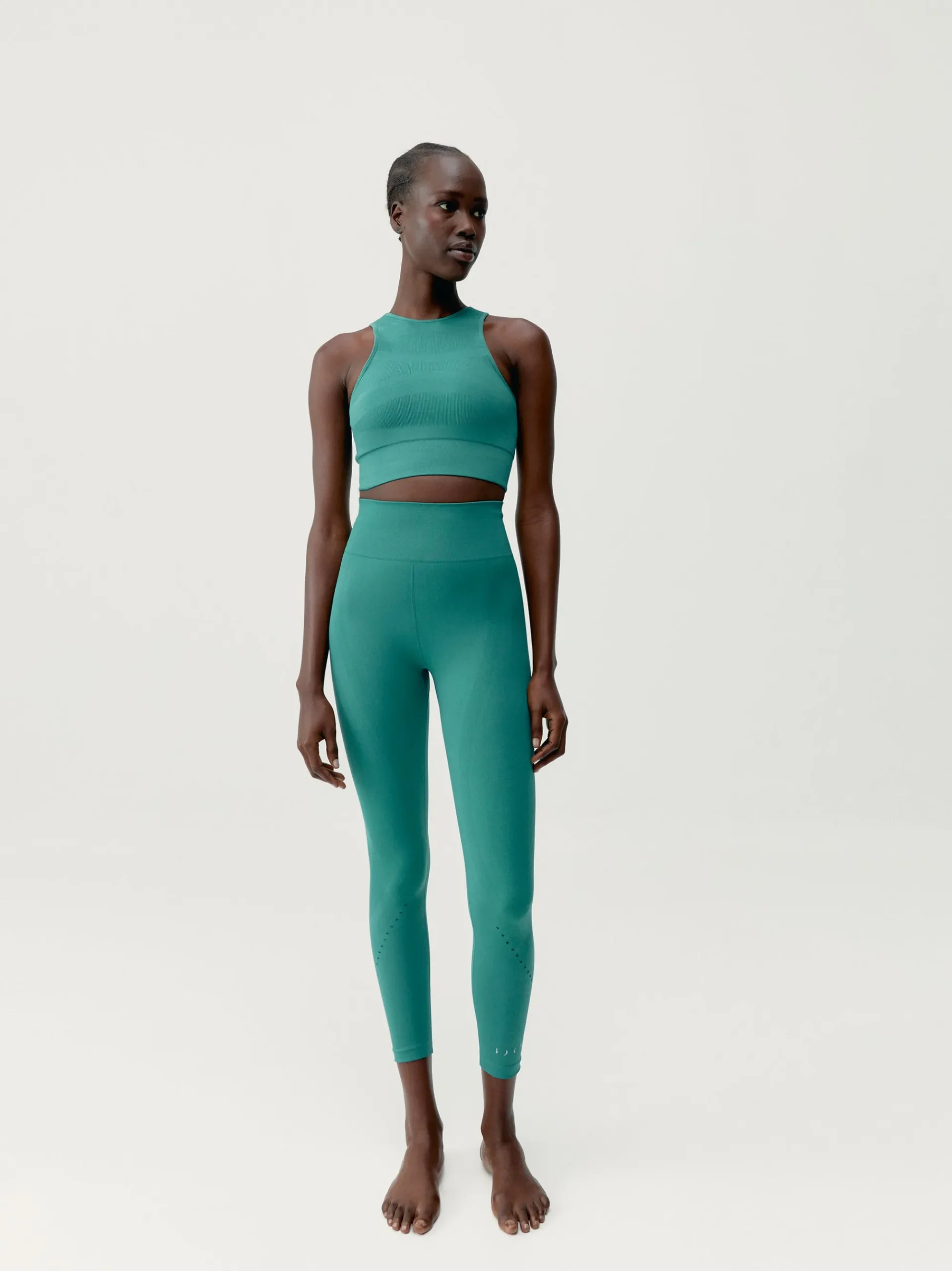 Born Living Yoga Top Alana Biscay Green>Mujer Sujetadores Deportivos