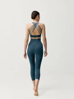 Born Living Yoga Top Apamala Stormy Grey>Mujer Sujetadores Deportivos