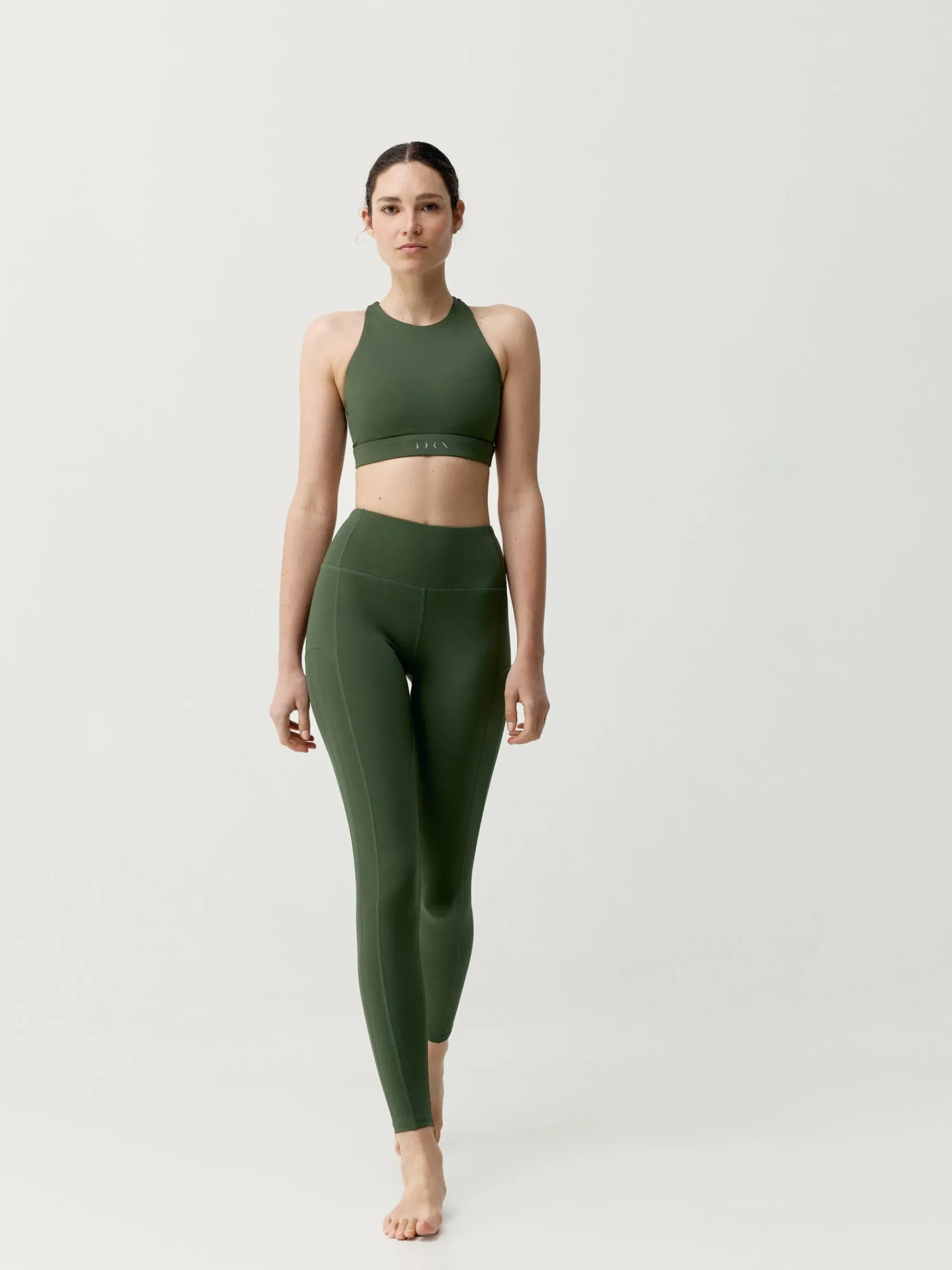 Born Living Yoga Top Asura Dark Olive>Mujer Sujetadores Deportivos